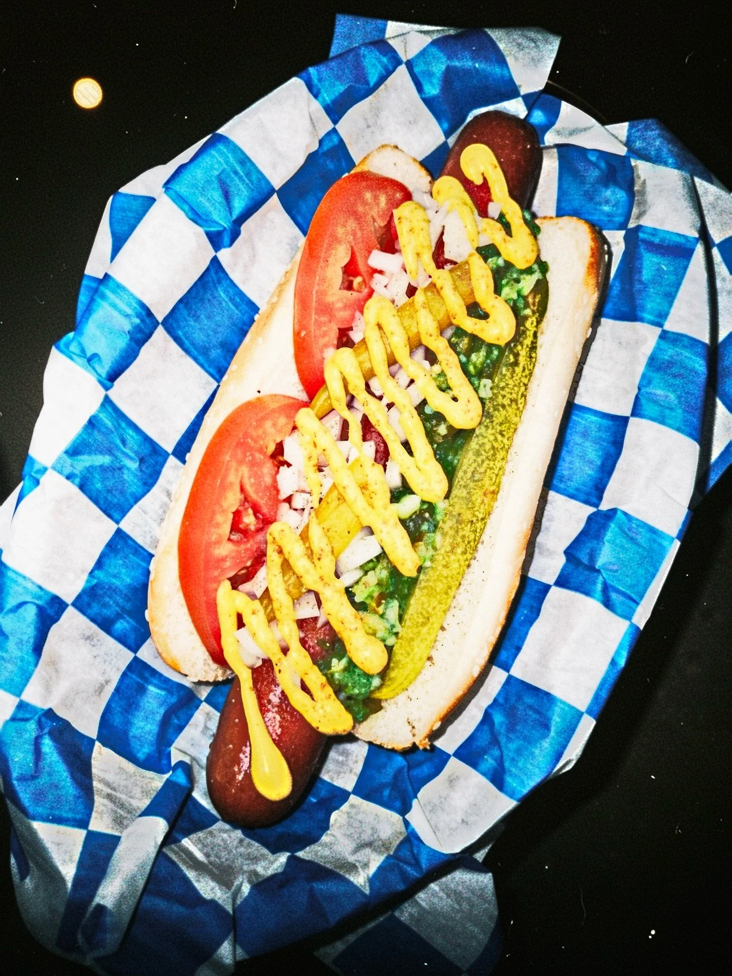 HAWT DAWG it&rsquo;s Friday! Time for a ✨New Special✨ Warm up with our Chicago Dog at Busty&rsquo;s. 🌭