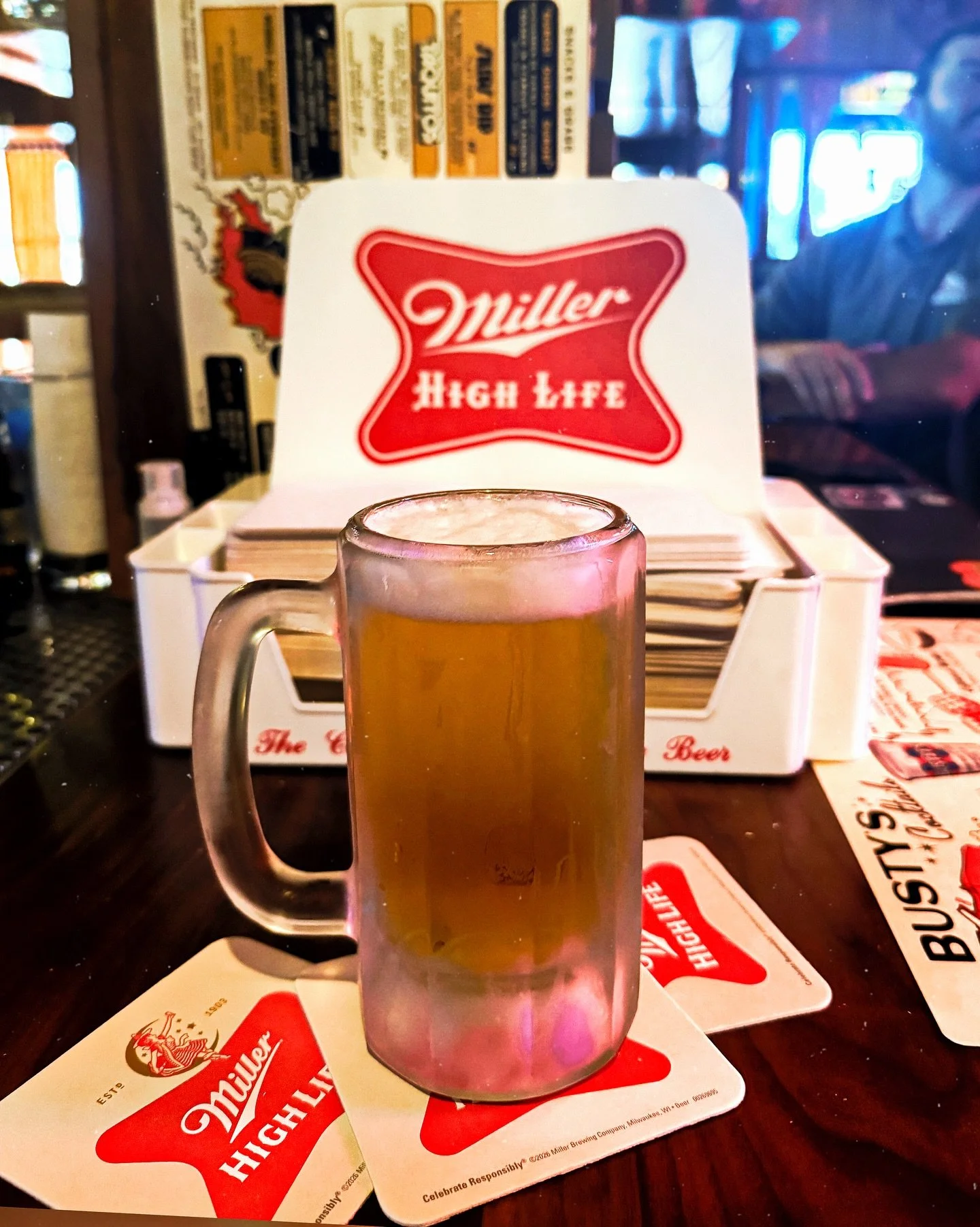 🍻 High Life Forever at Busty&rsquo;s!🍺 Take a break with $3 Draft all day Tuesdays!