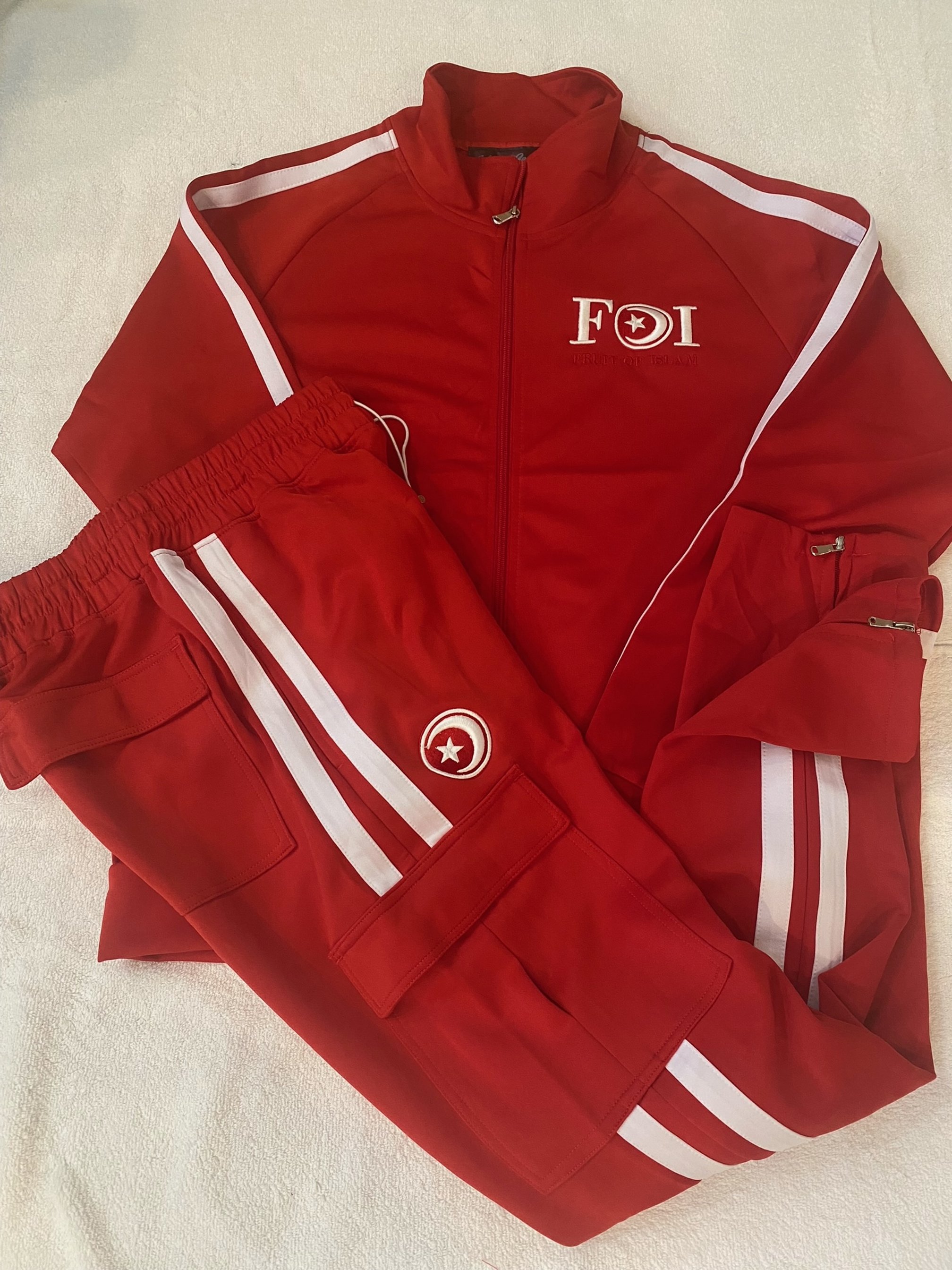 Red & White tracksuit