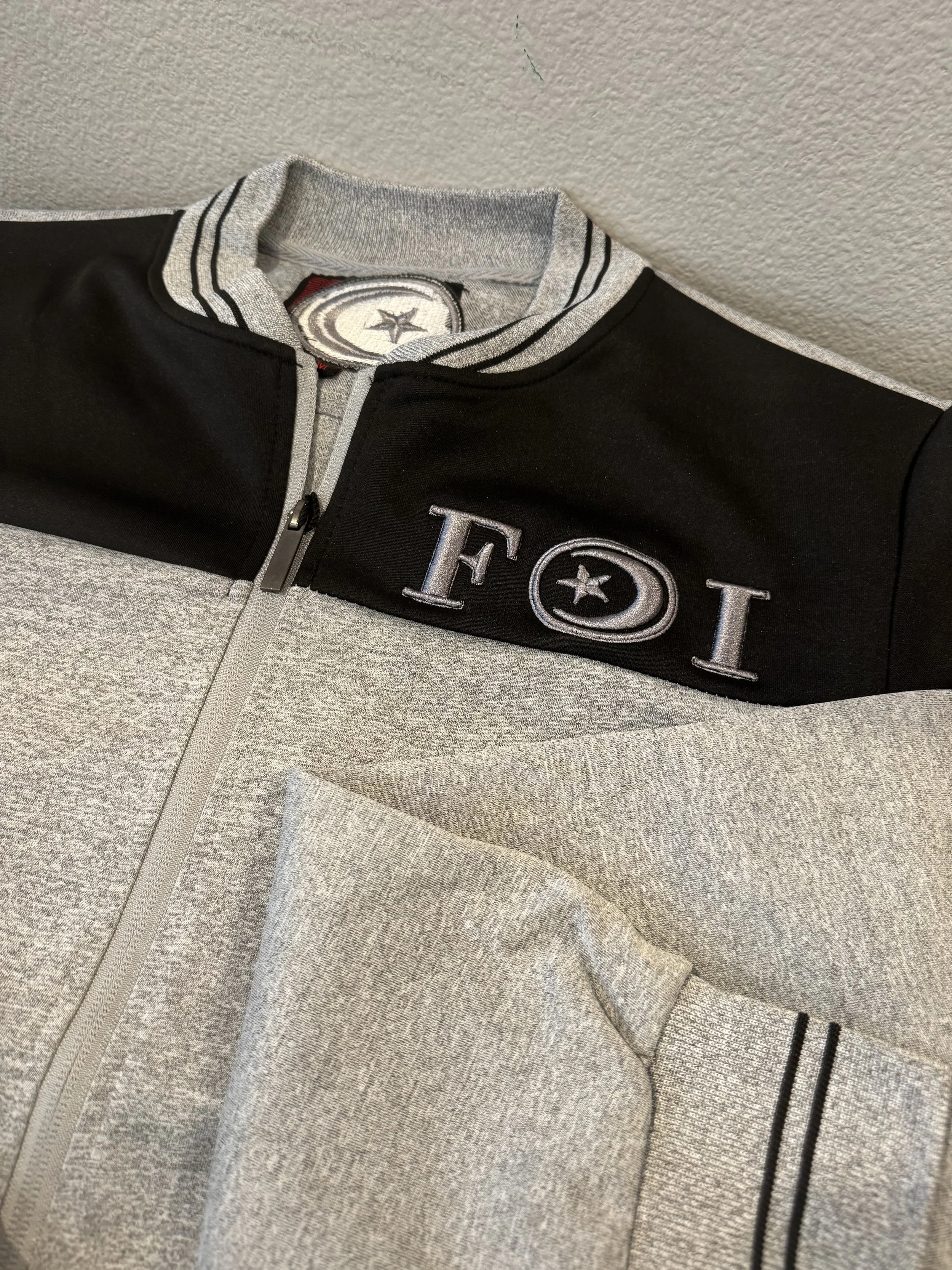 Light Grey & Black Tracksuit