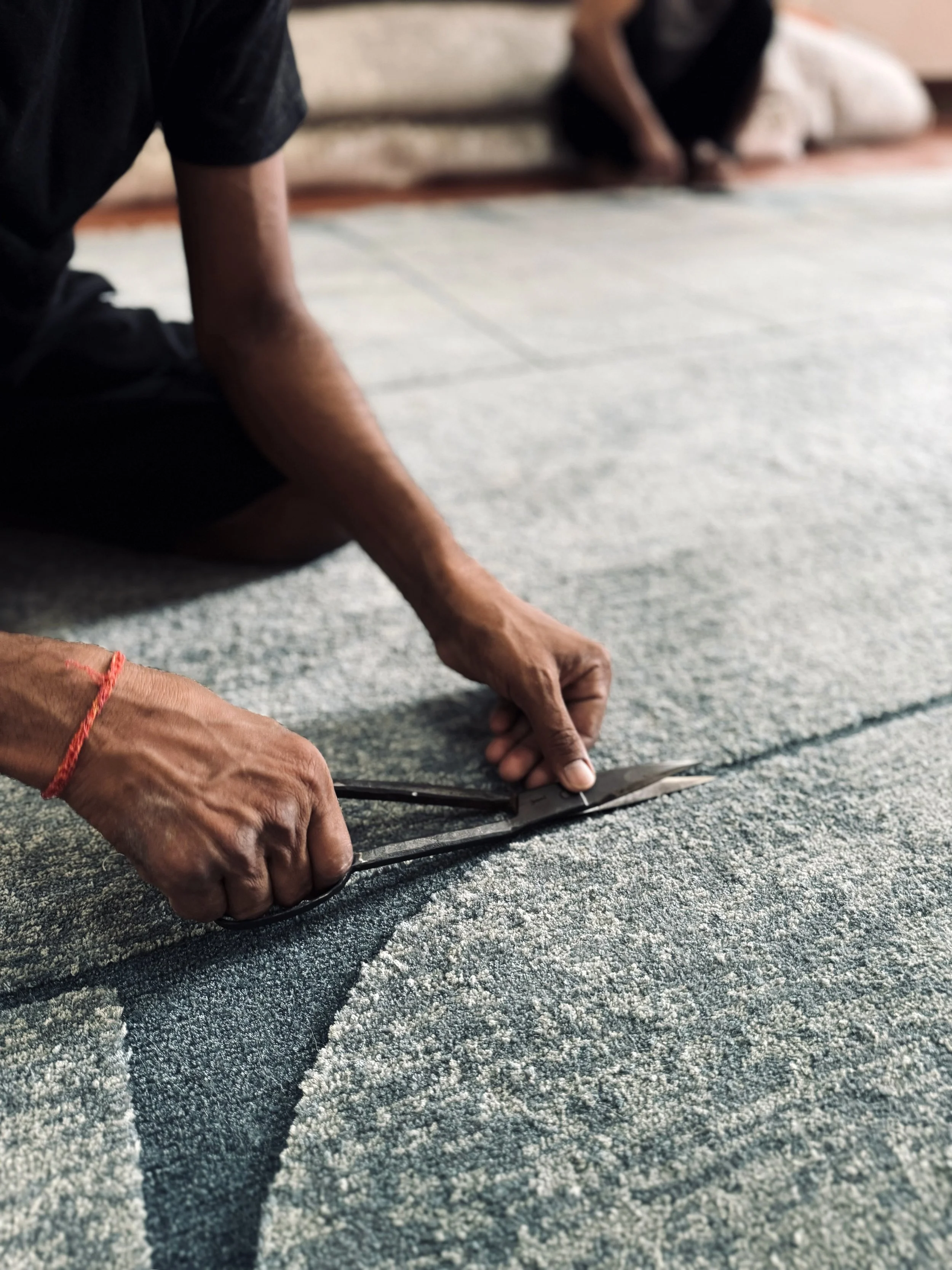 Marine Tile • Emerald under finishing in Nepal