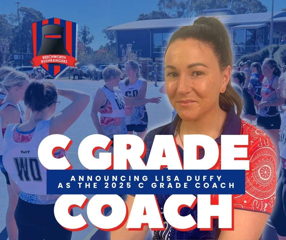 🔴🔵 COACH ANNOUNCEMENT 🔴🔵

We're excited to announce that Lisa (Soxy) Duffy is joining the Netball coaching team, as the 2025 C Grade Coach 👏

#bushies #bushies2025 #bfnc
