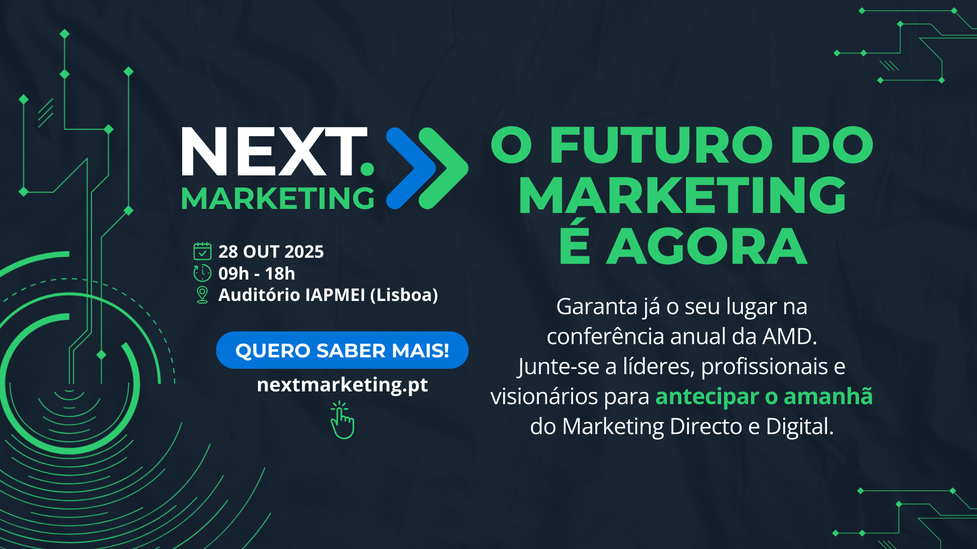 AMD Lança a Conferência NEXT.MARKETING