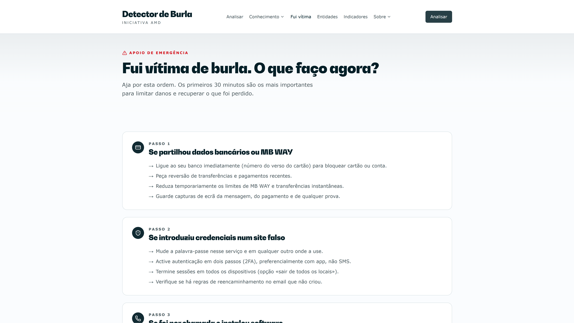 Detector de Burla: Fui Vítima