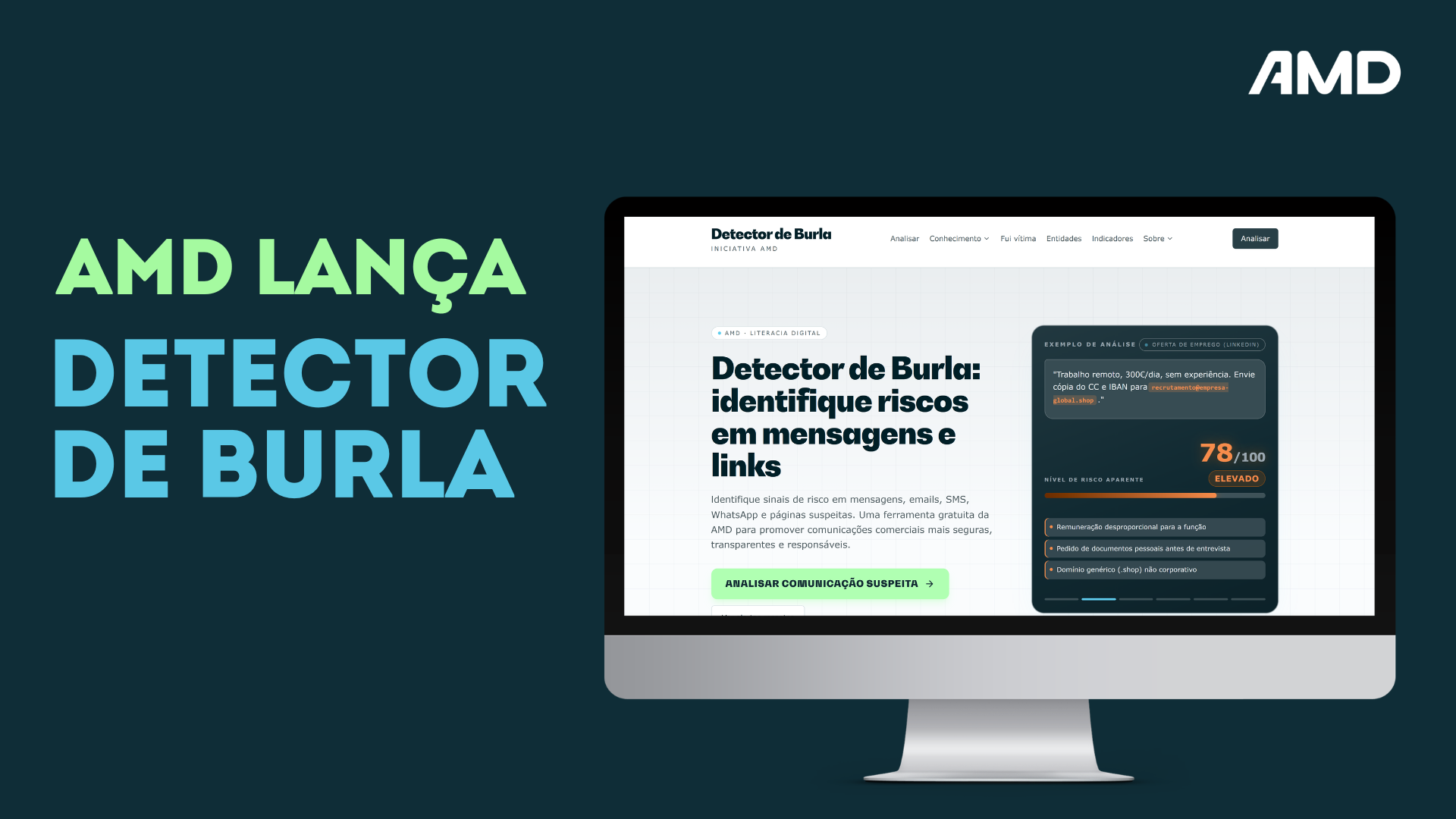 AMD Lança Detector de Burla