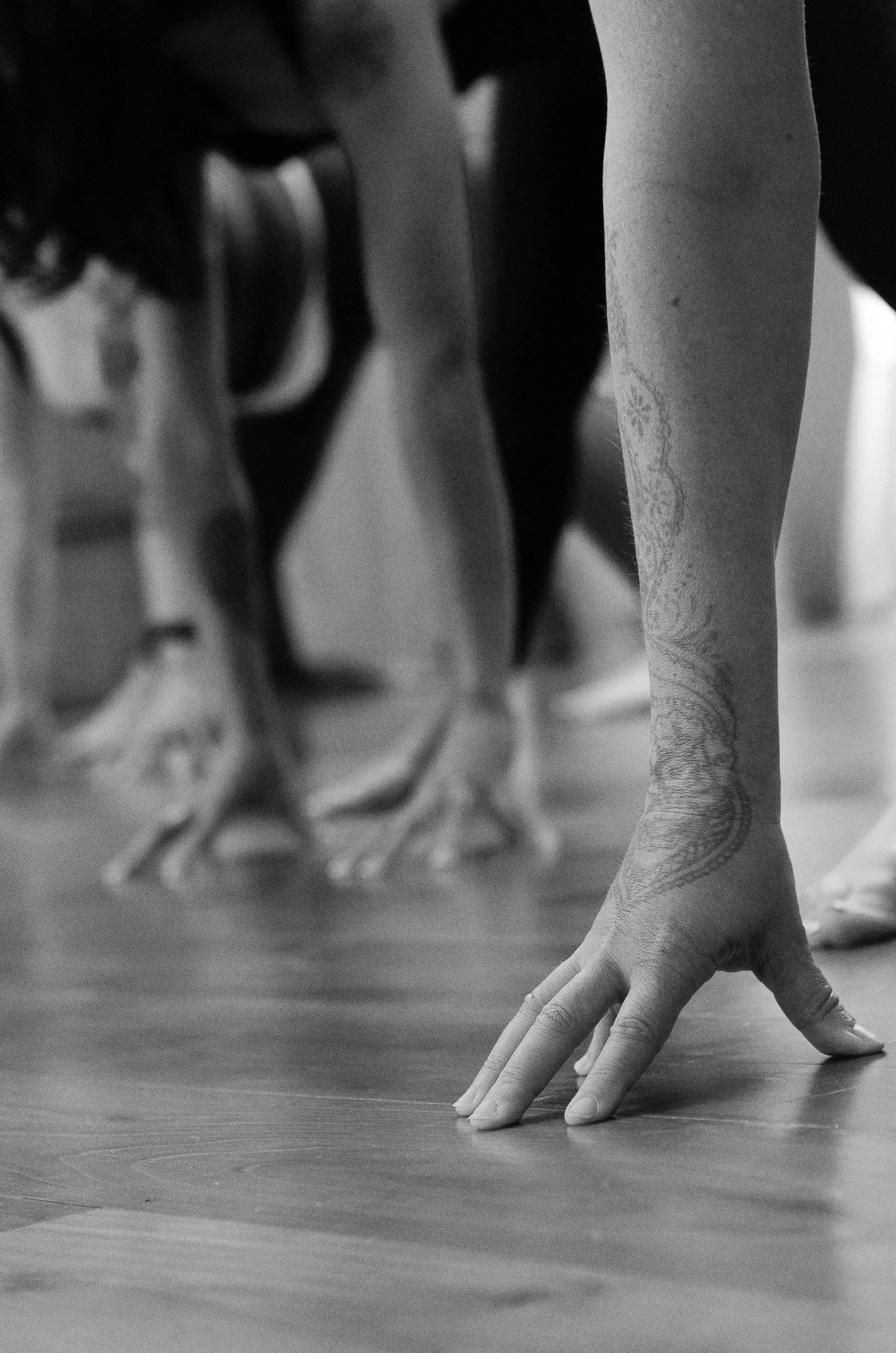 Full Bodied Yoga Tented Fingers on the floor