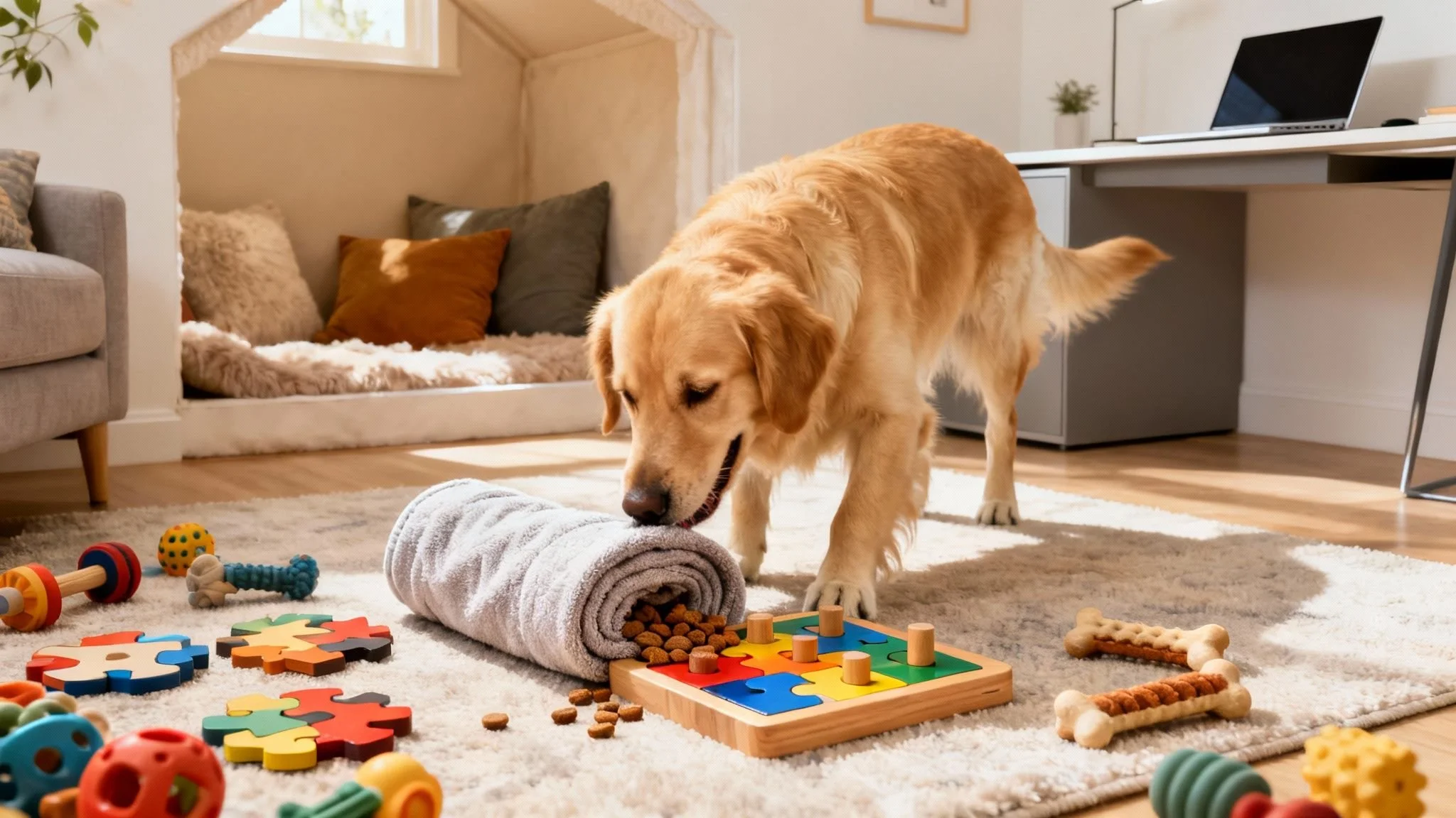 How to Keep Your Dog Entertained While at Work