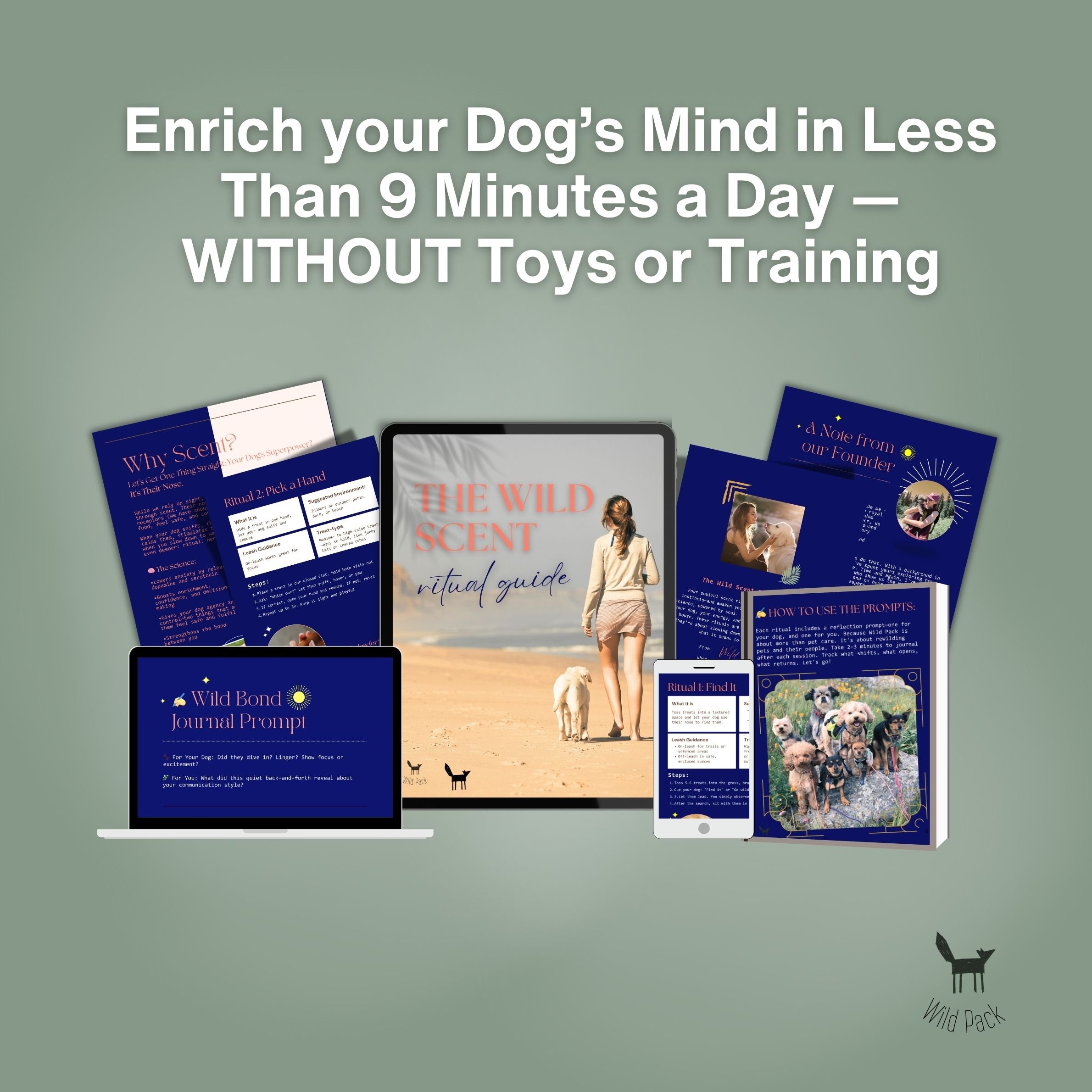 Wild Scent Ritual Guide | Calm Reactivity and Enrich your Dog’s Mind