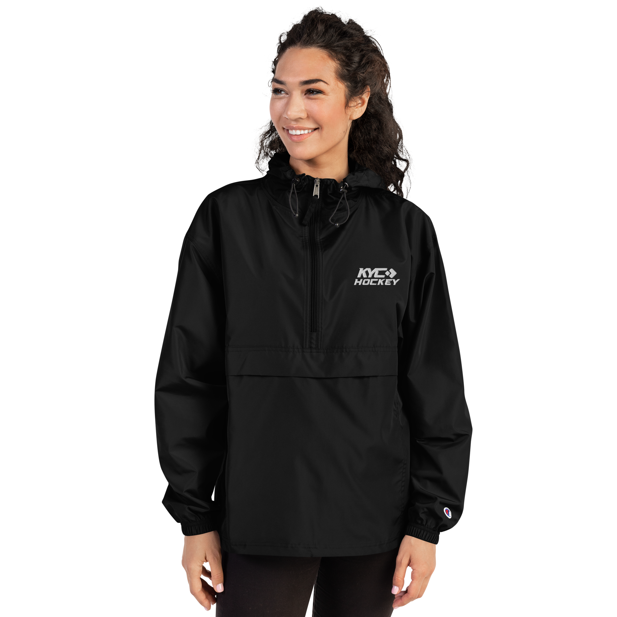 embroidered-champion-packable-jacket-black-front-663a51dd17188.png