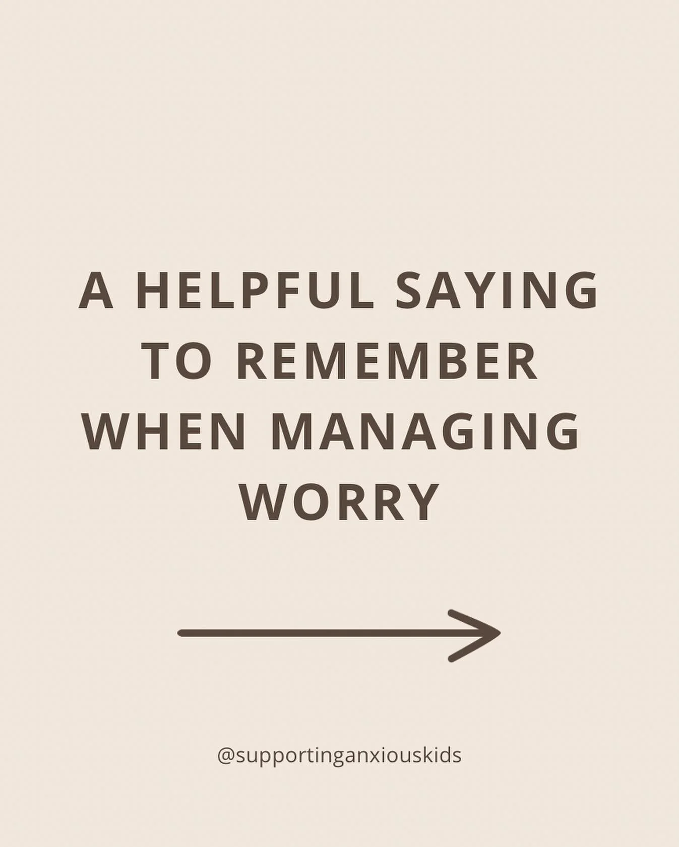 Worry follows a predictable pattern that sounds something like this:

&ldquo;What if [terrible thing] happens&rdquo; + &ldquo;I can&rsquo;t handle that&rdquo;. 

Anyone who is anxious knows that their brain is very good at coming up with a variety of