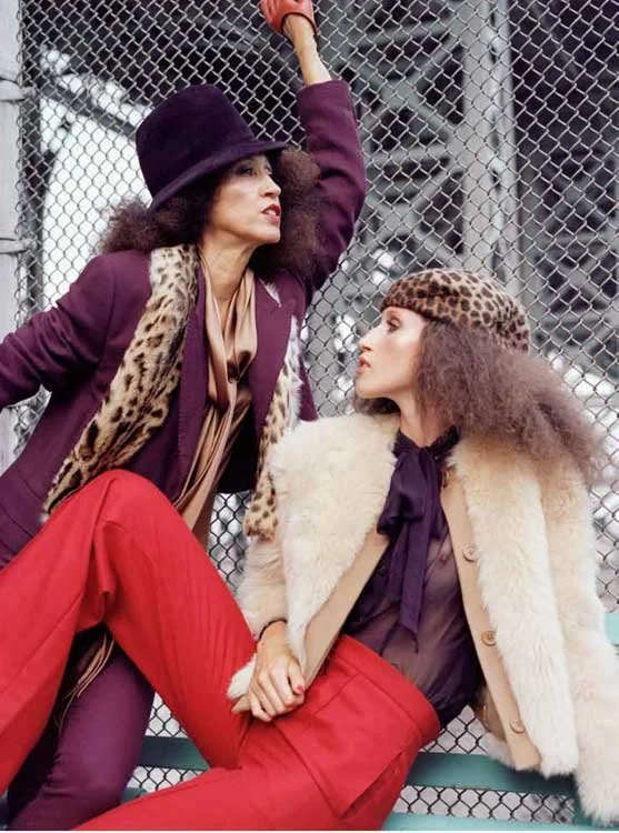Pat and Anna Cleveland for Oak Magazine