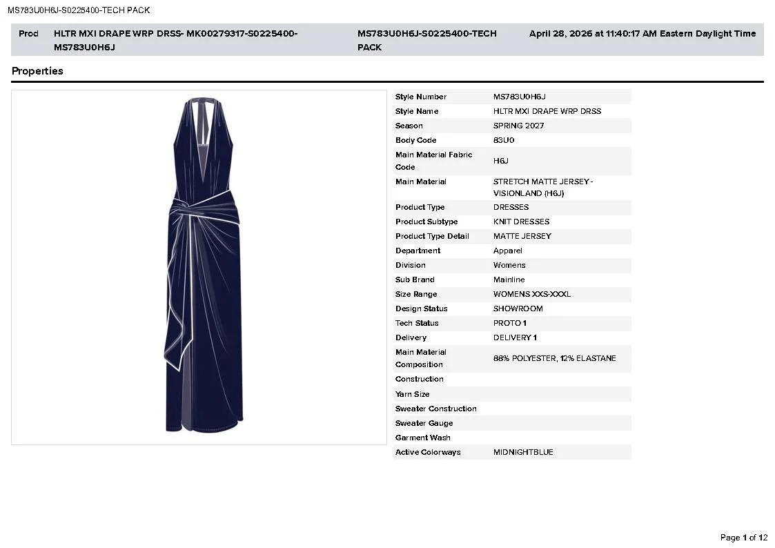 Drape Wrap Dress