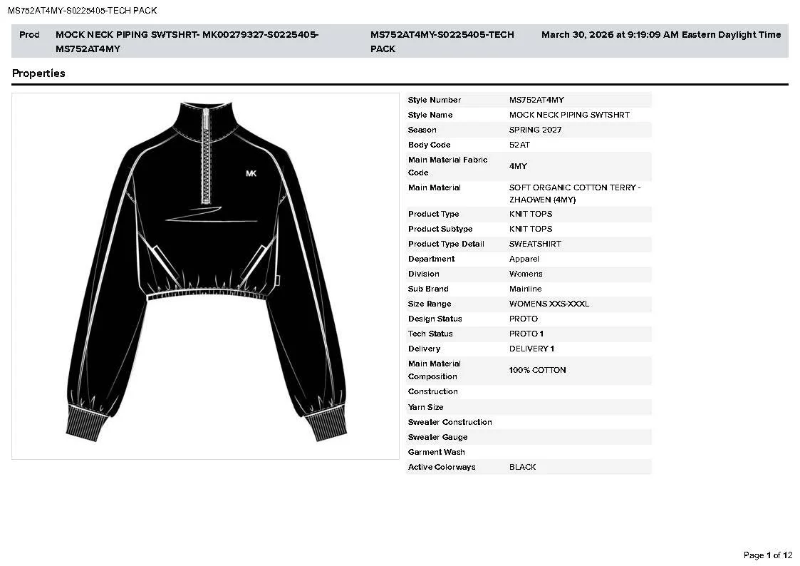 Piping Sweat-shirt