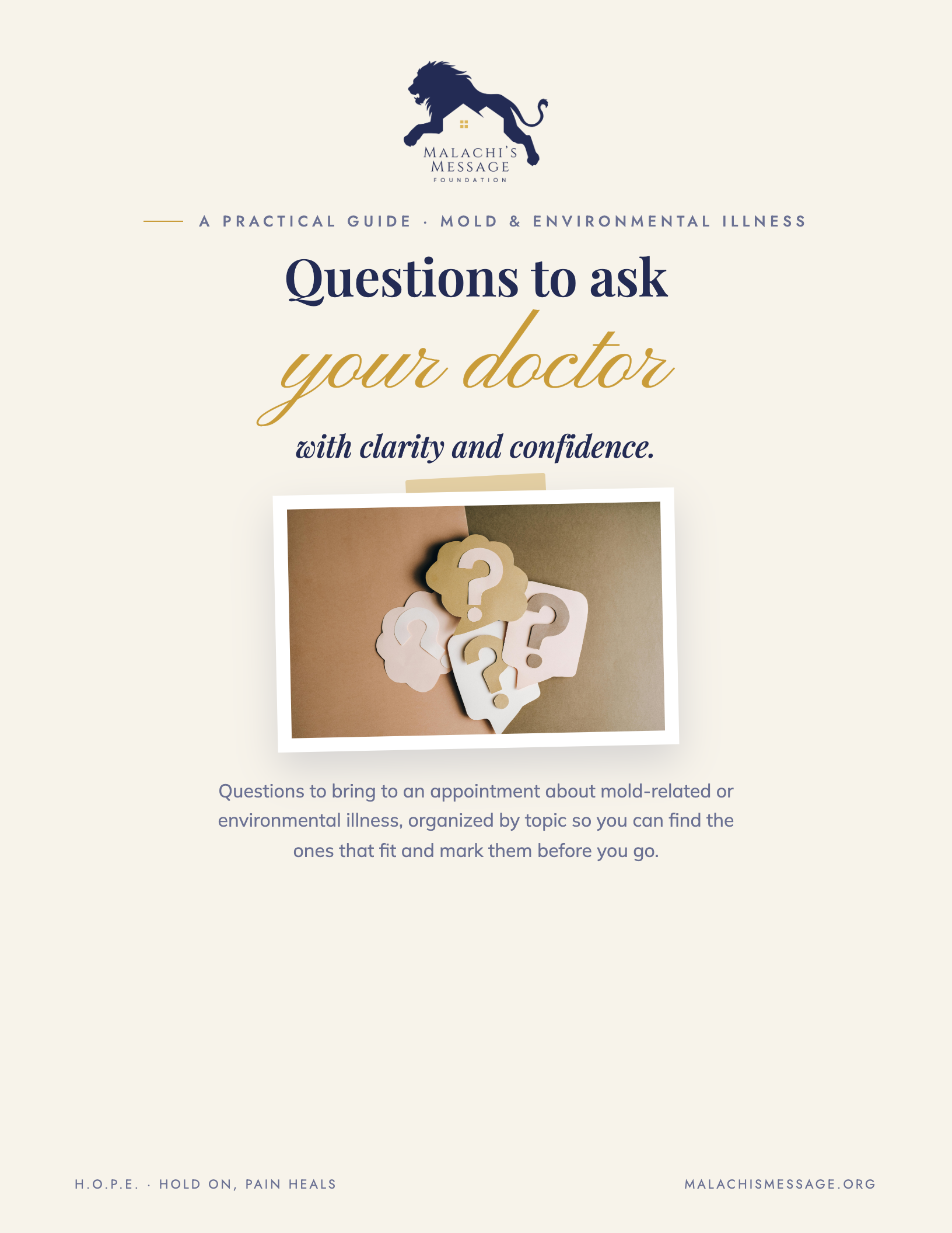 Questions to Ask Your Doctor: A Practical Guide for Mold & Environmental Illness