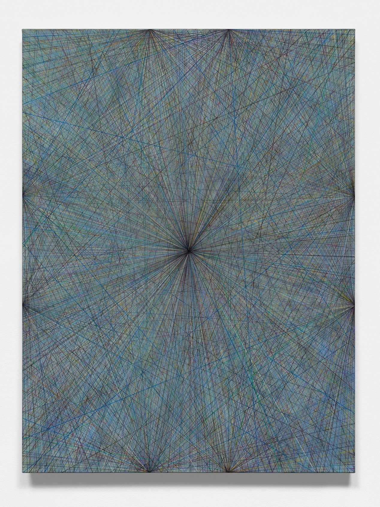 Tekhelet | Acrylic on Canvas | 48x26" | 2026