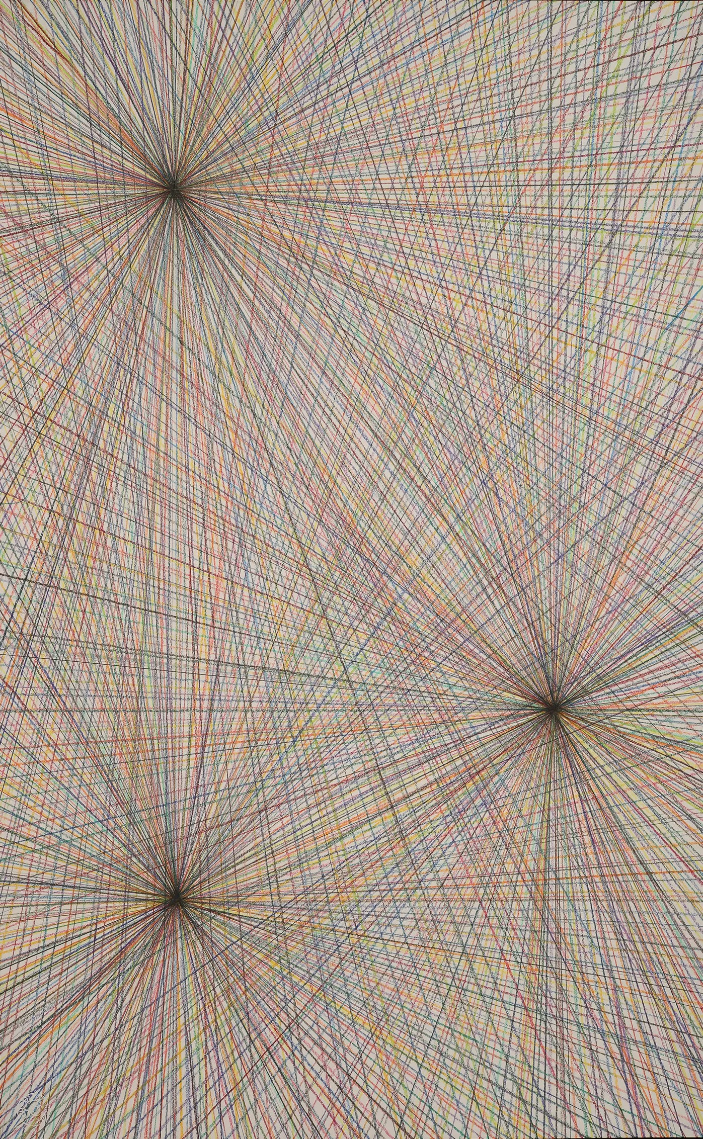 Altering Perception | Graphite and Colored Pencil | 30x18.75" | 2025