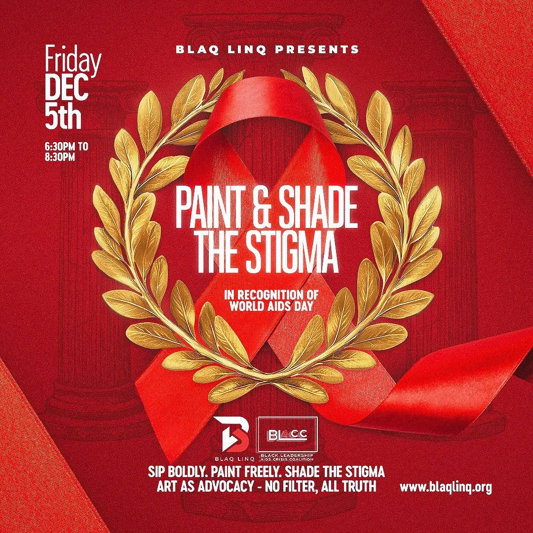 🎨 This isn&rsquo;t just paint. It&rsquo;s presence. It&rsquo;s remembrance. It&rsquo;s Paint &amp; Shade The Stigma Vol. 2&nbsp;&mdash; an immersive evening of live body art + radical storytelling hosted by @blaqlinqinc&nbsp;for World AIDS Day.

Thi