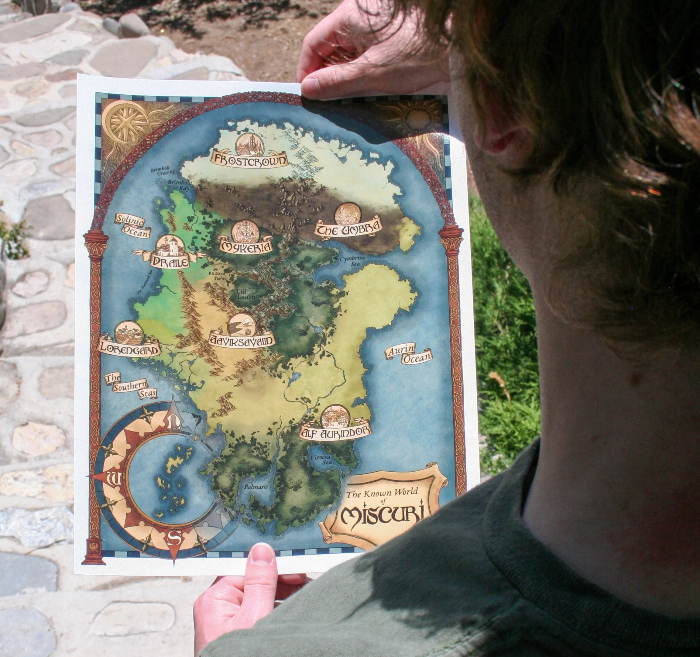 Map of Miscuri Print - 11" x 14"