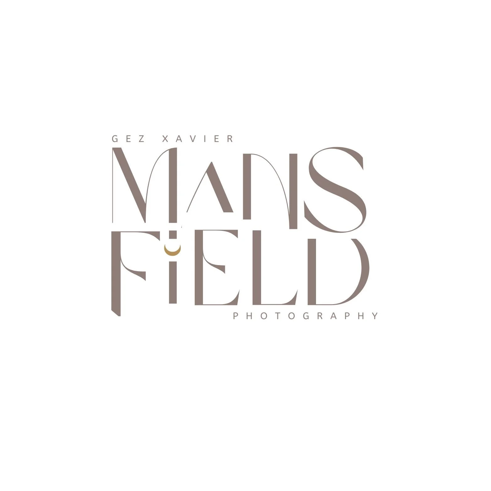 Logo for Gez Xavier-Mansfield Photography with stylized text