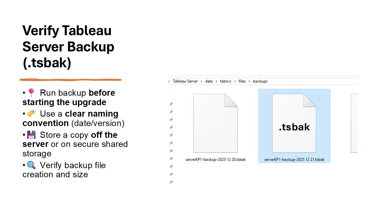 ROD SARDARI - Tableau Server Upgrade - Steps — Roddar
