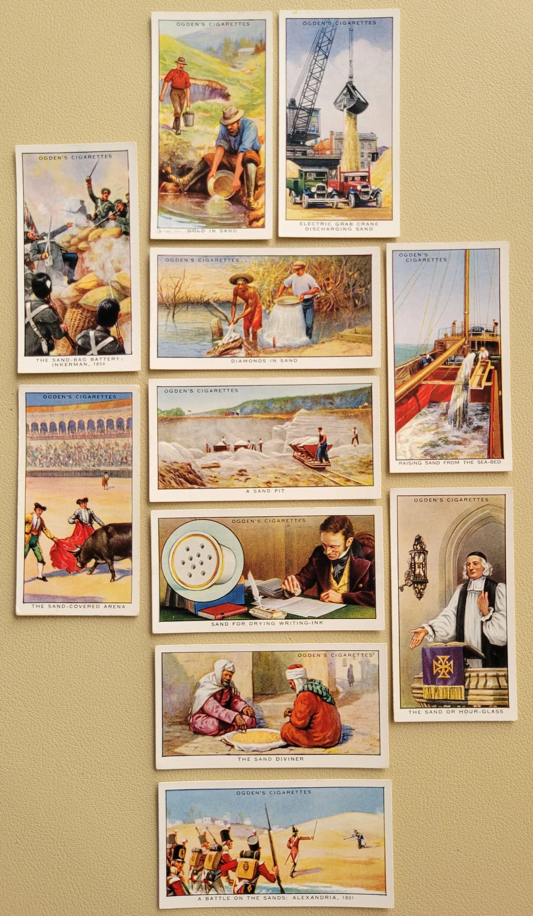“The Story of Sand” An Unusual Set of Cigarette Cards. — Mark's Commonplace