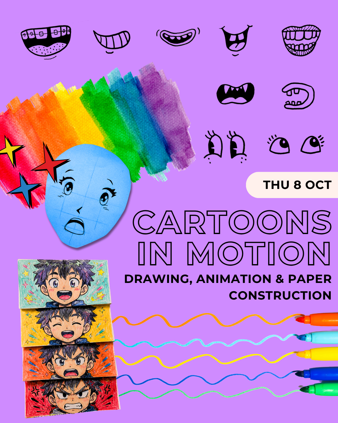Thu 8 Oct - Cartoons in Motion