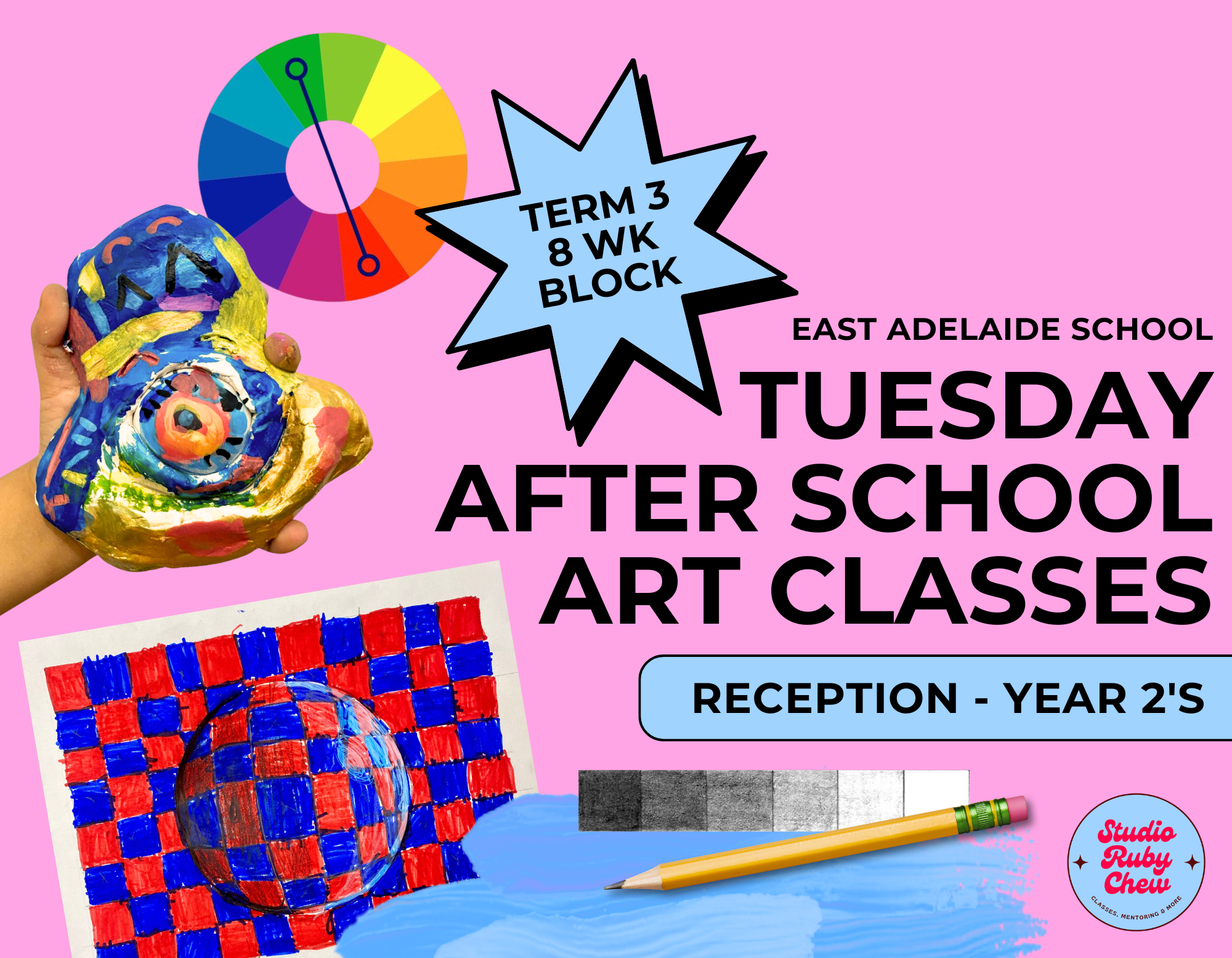 T3 TUE After School Art Classes (F-Yr. 2's)