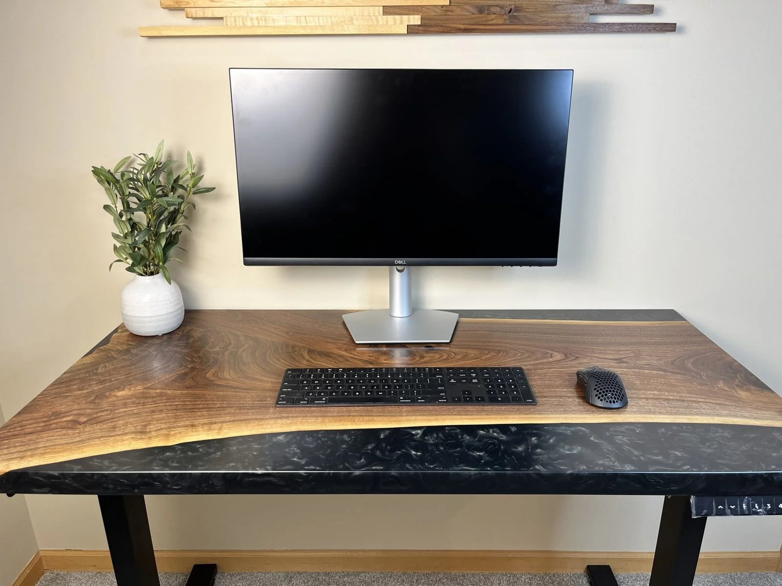 Walnut Sit/Stand Desk