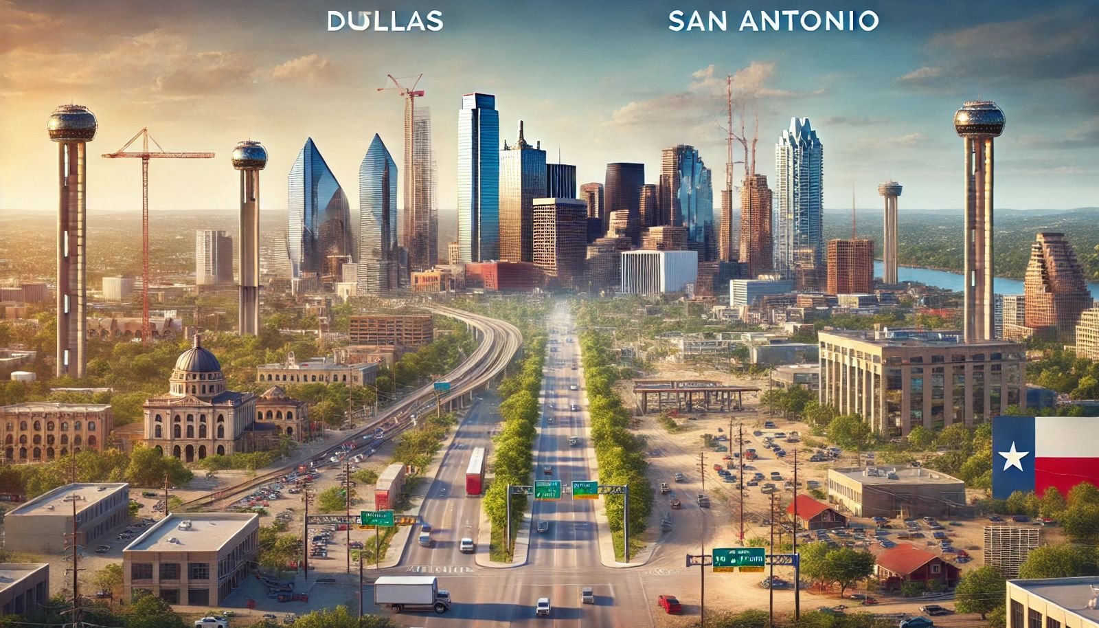 Why isn't Dallas growing as fast as San Antonio and Austin?