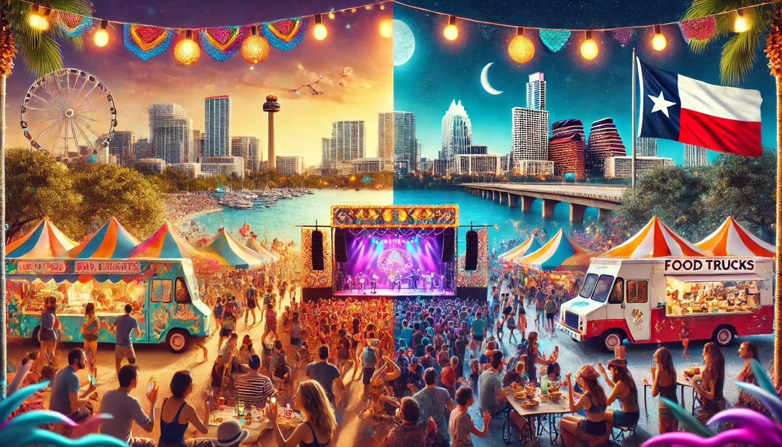 Miami vs. Austin for Festivals and Events