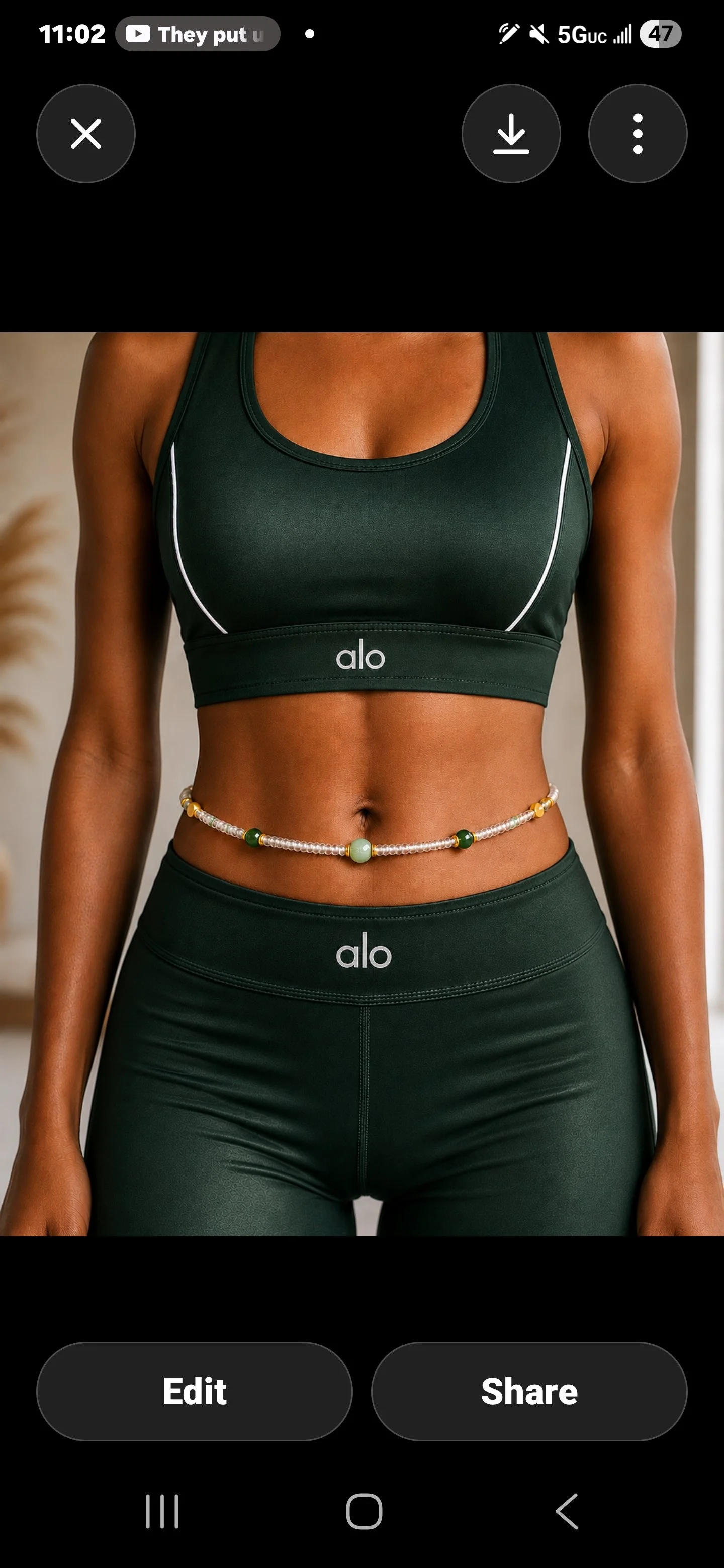 Jade Serenity Luxe Waist Bead