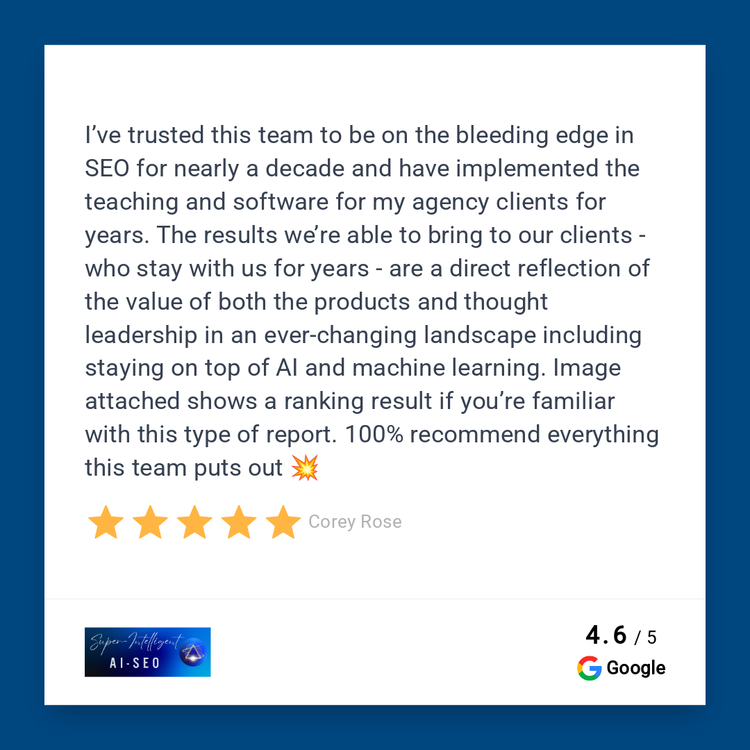 Review from Corey Rose