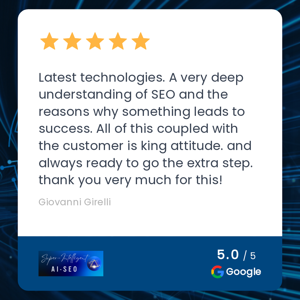 Review from Giovanni Girelli