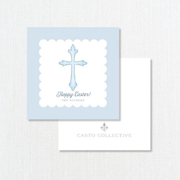Watercolor Cross Gift Tag