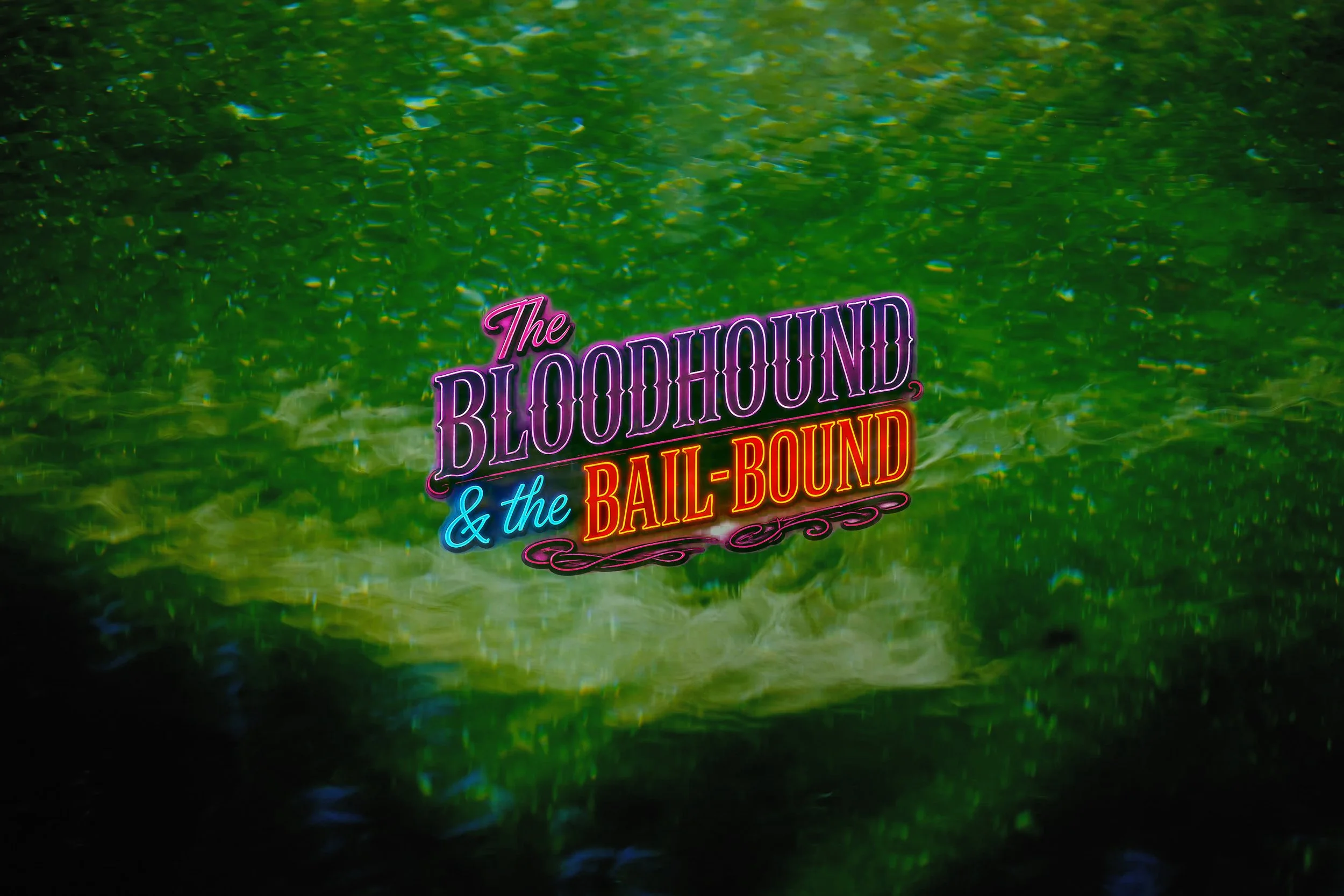 A frame from the original streaming TV series THE BLOODHOUND & THE BAIL-BOUND (2026) by Filmmaker Lazarus X.  © 2027 The Lazarus X Archives for Media, Rights & Masters LLC. All Rights Reserved.