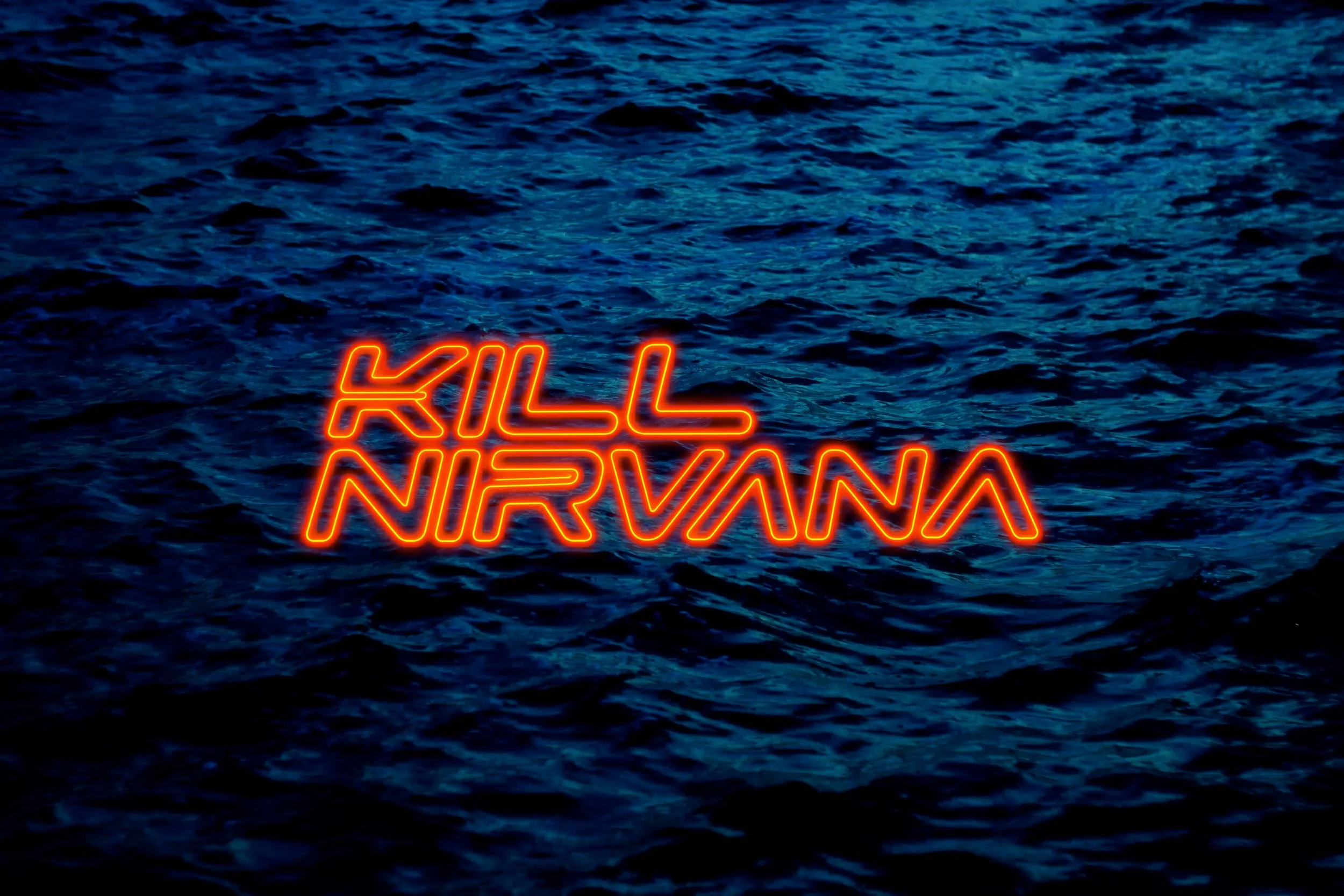 A frame from the original streaming TV series KILL NIRVANA (2026) by Filmmaker Lazarus X.  © 2027 The Lazarus X Archives for Media, Rights & Masters LLC. All Rights Reserved.