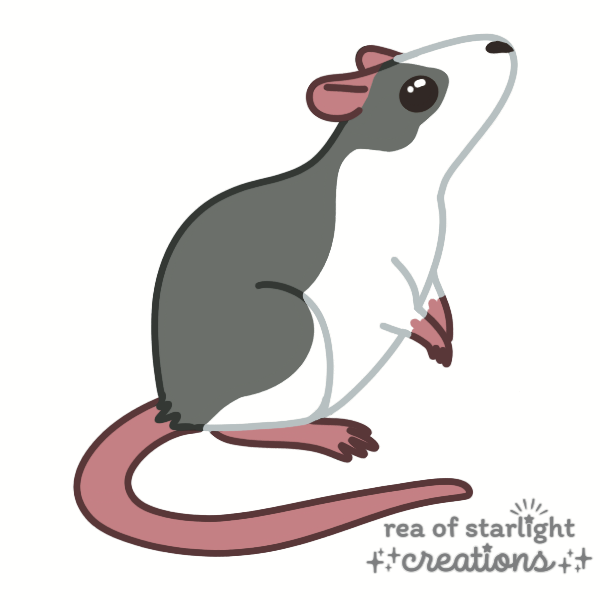Fancy Rat Sticker - VINYL