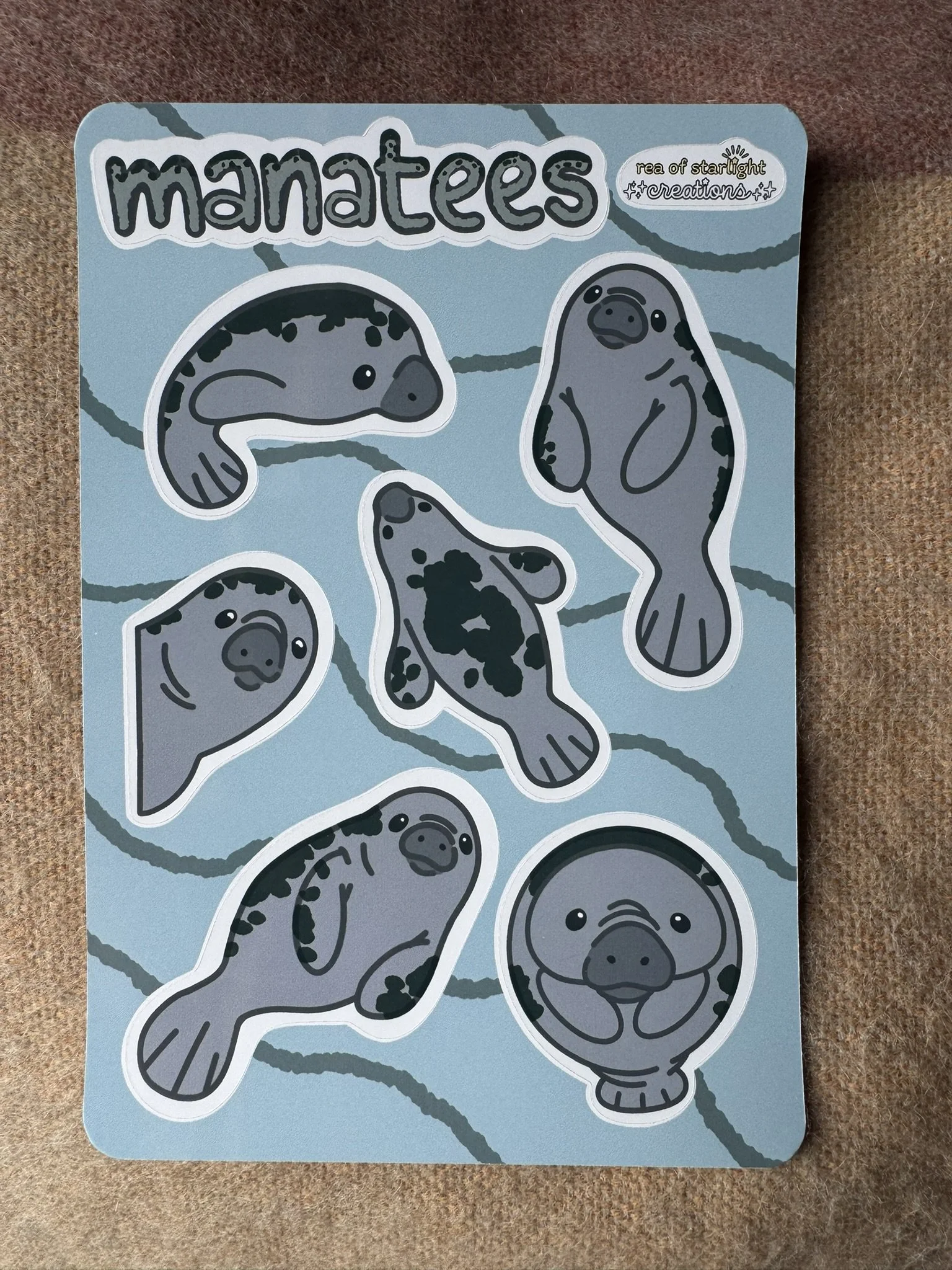 Manatees Sticker Sheet
