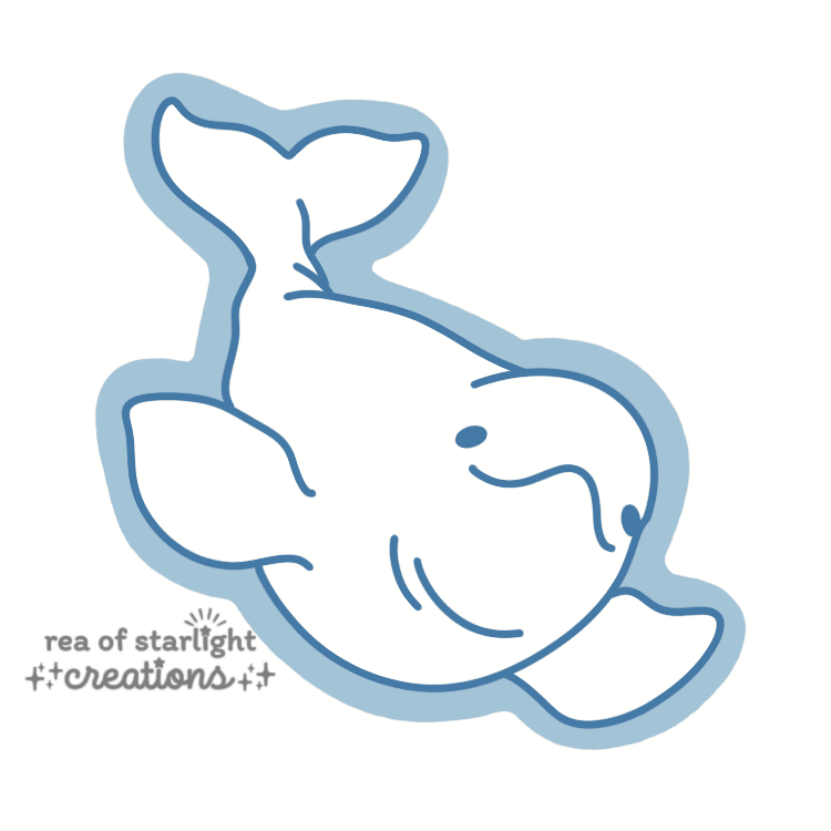 Beluga Whale Sticker - VINYL