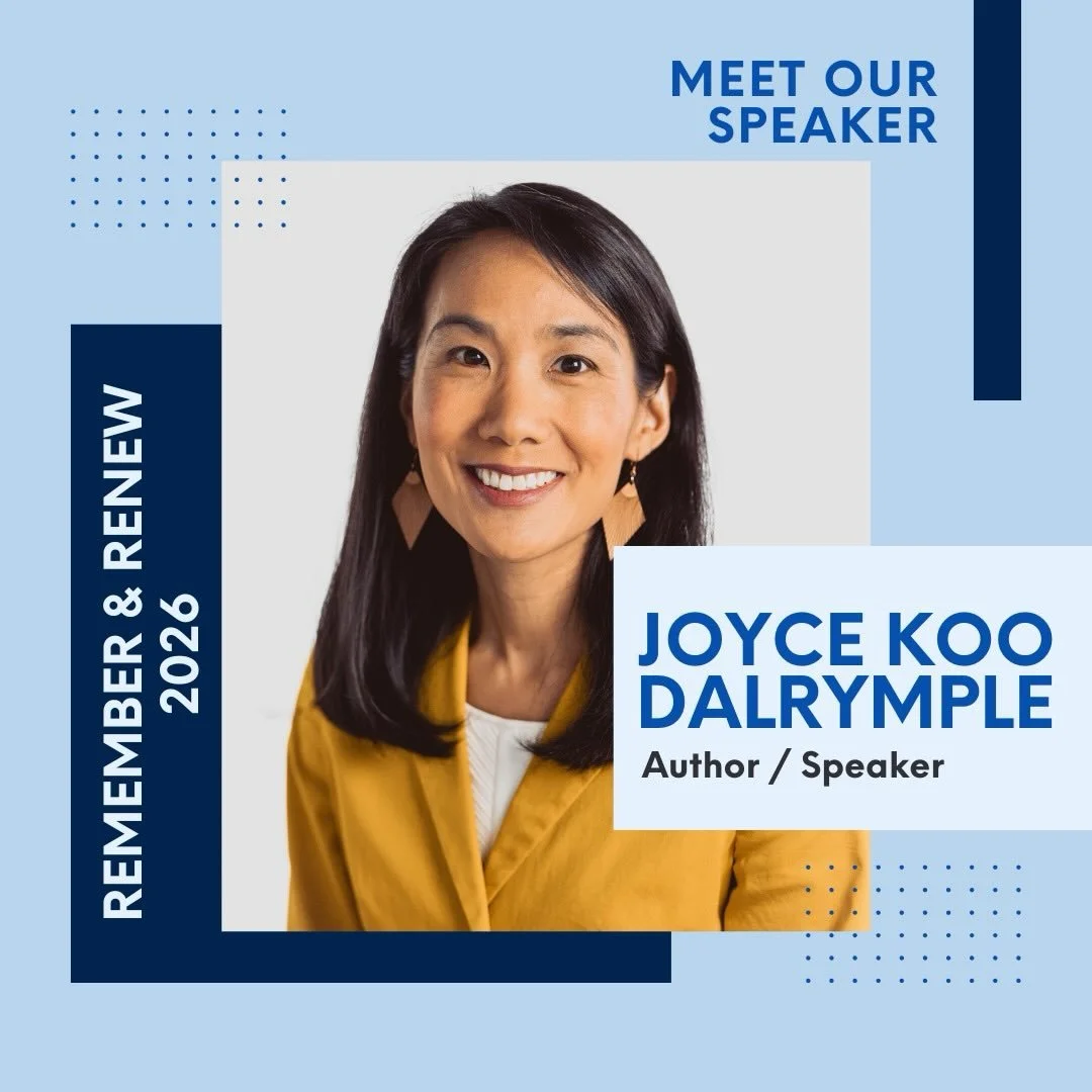 Meet our 2026 Featured Speaker! 🕊️
We are so grateful to have Joyce Koo Dalrymple joining us for this year&rsquo;s Remember &amp; Renew gathering. As we reflect on the theme of &ldquo;Courageous Love,&rdquo; Joyce brings a deep wealth of experience 