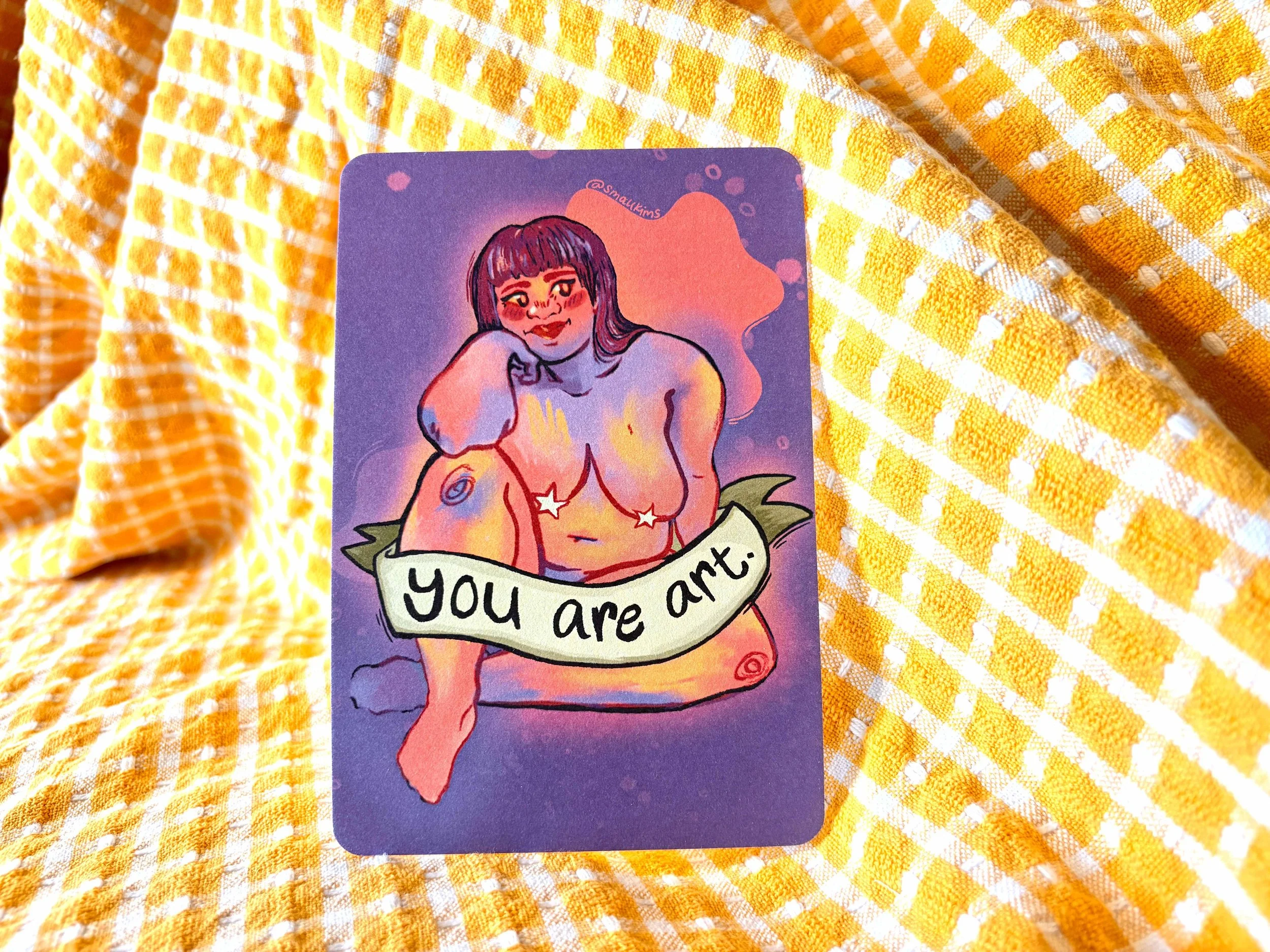 you are art print