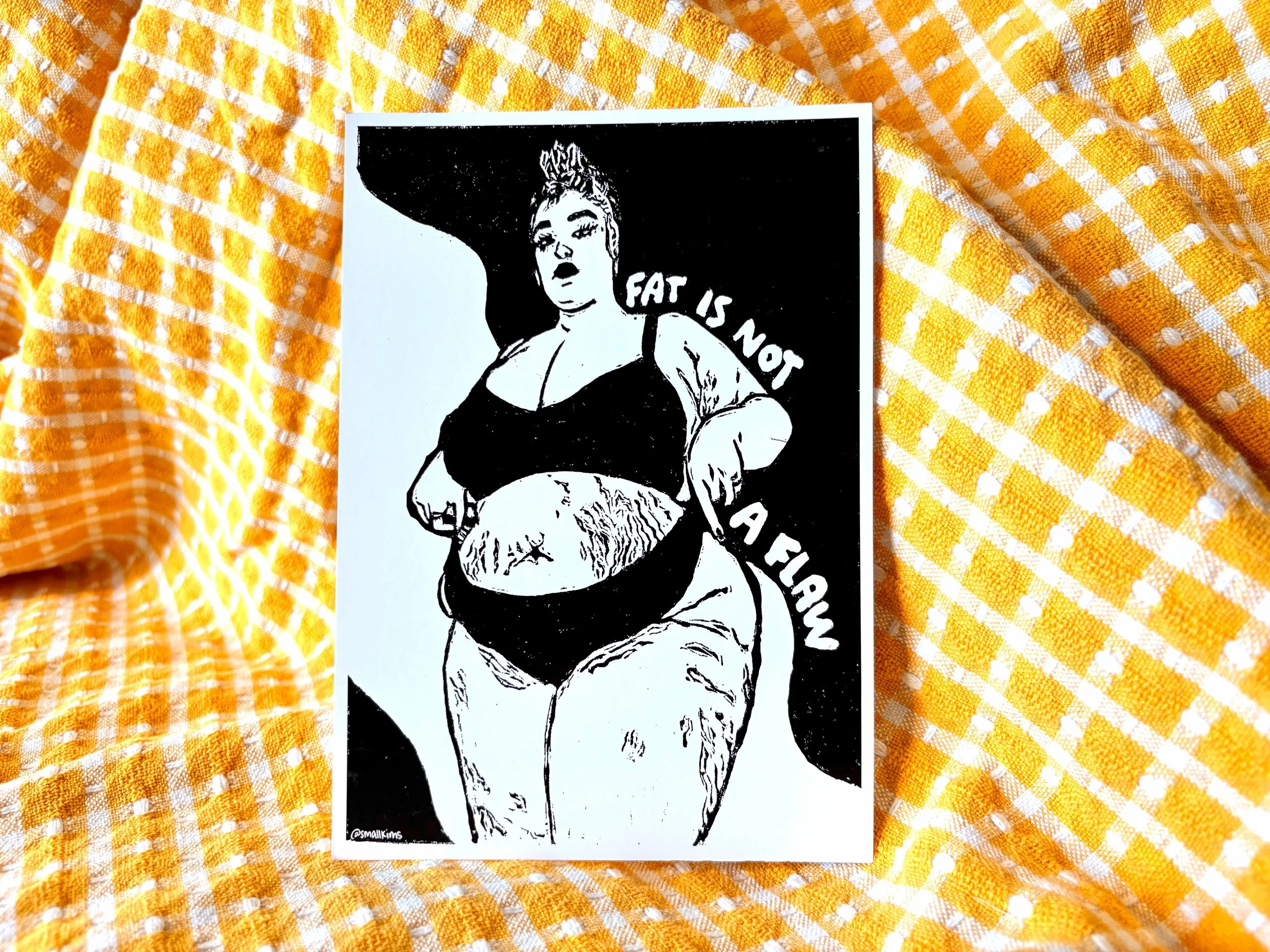 fat is not a flaw print