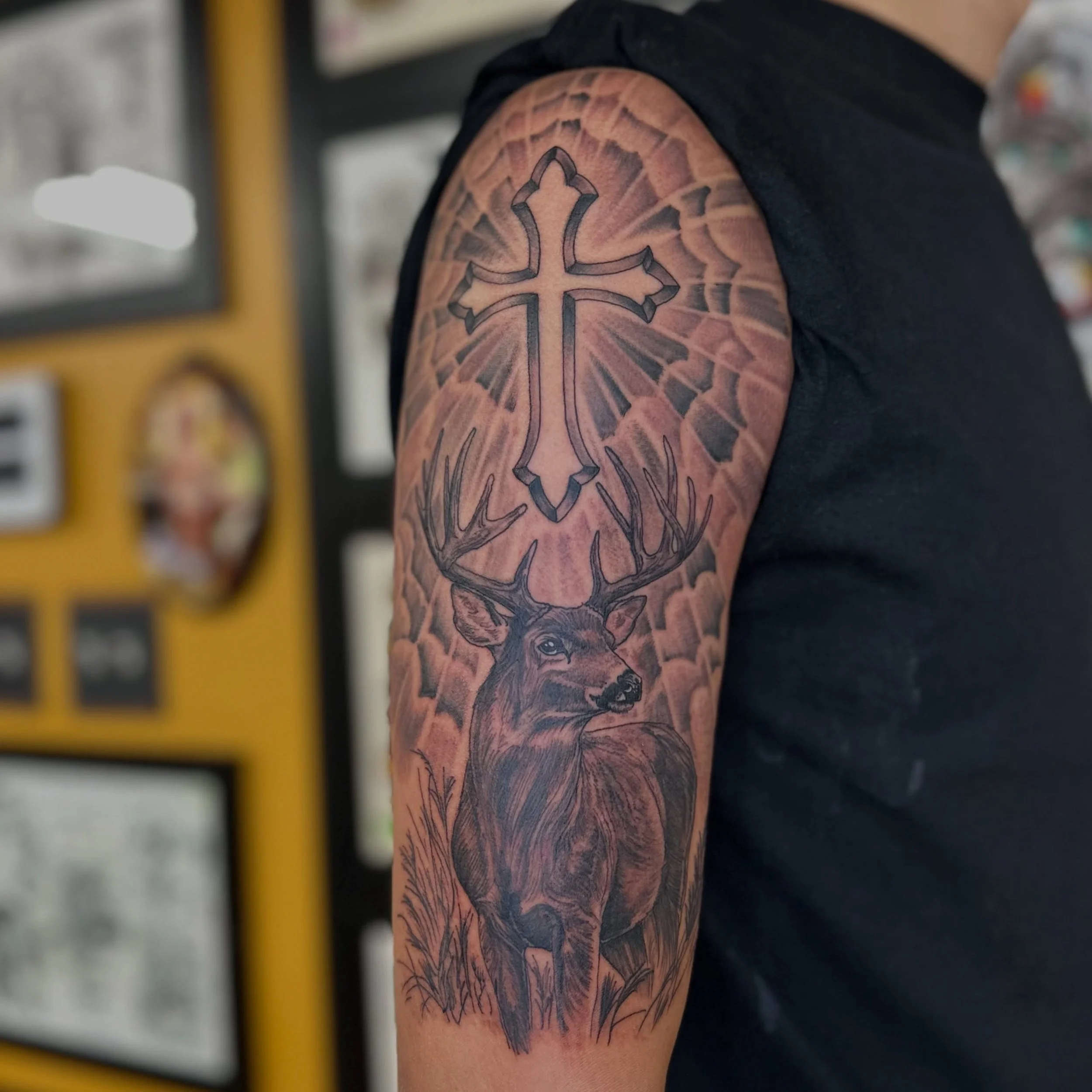 Fresh one for Micah! Done @steelandinktattoostudio
