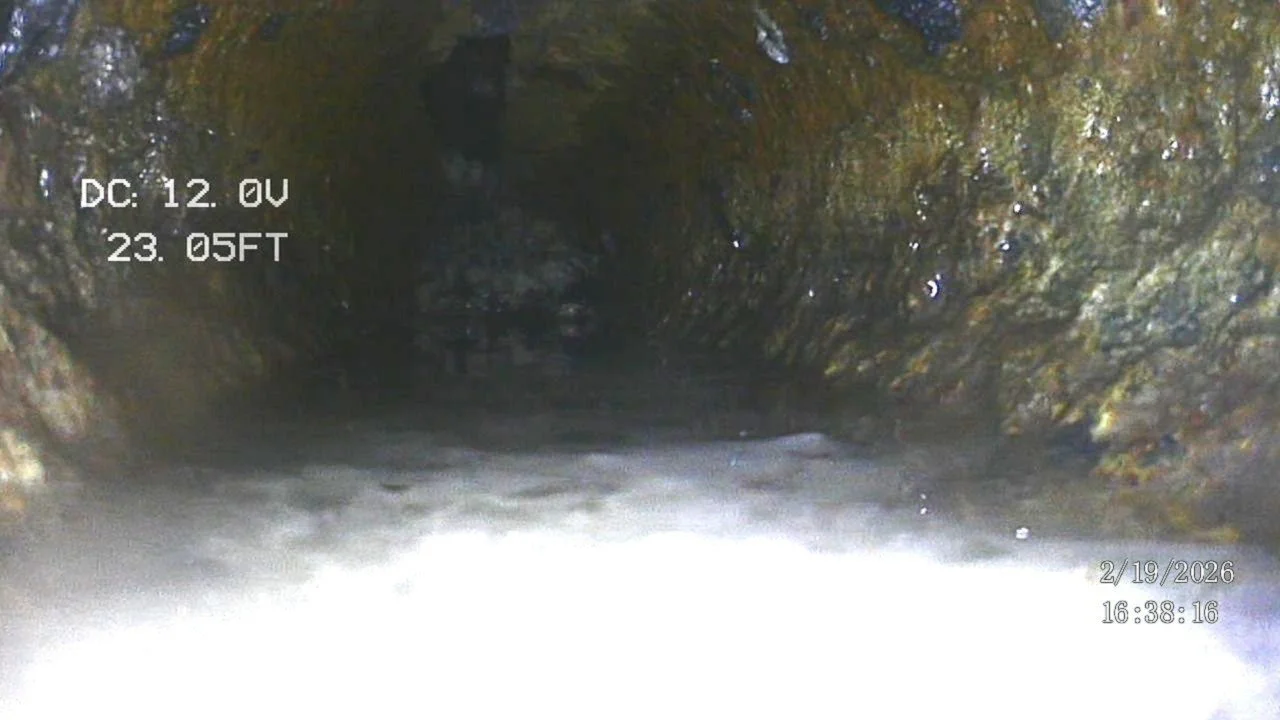 Pic 1 approaching pipe break under house, Las Vegas. nv