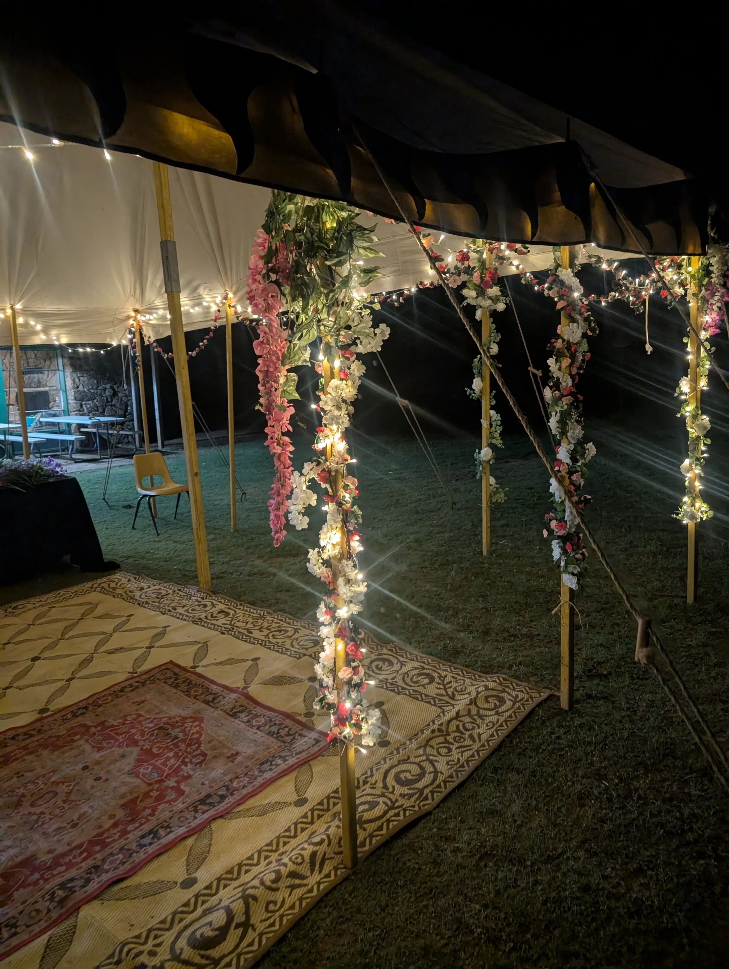Tent pole night 1