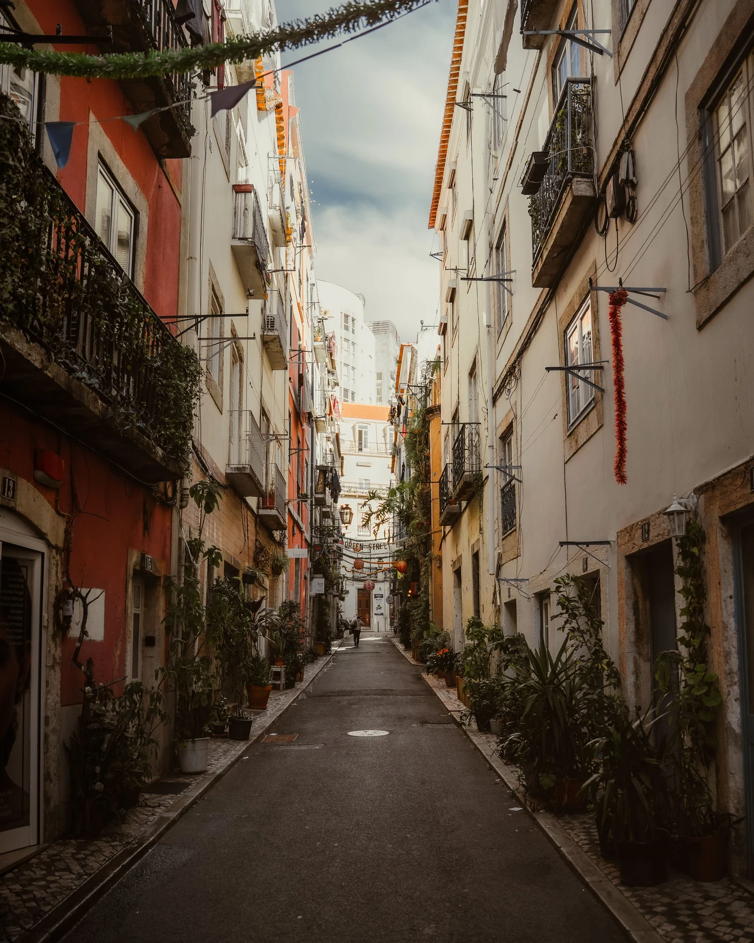 Straßendetails in Lissabon