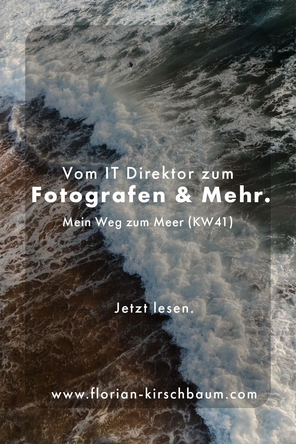 Wochenreflexion #11/KW 41: Zwischen Wollen und Vertrauen – Mein Weg zum Meer