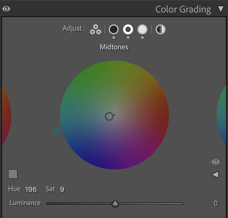 Color Grading der Mitteltöne in Lightroom