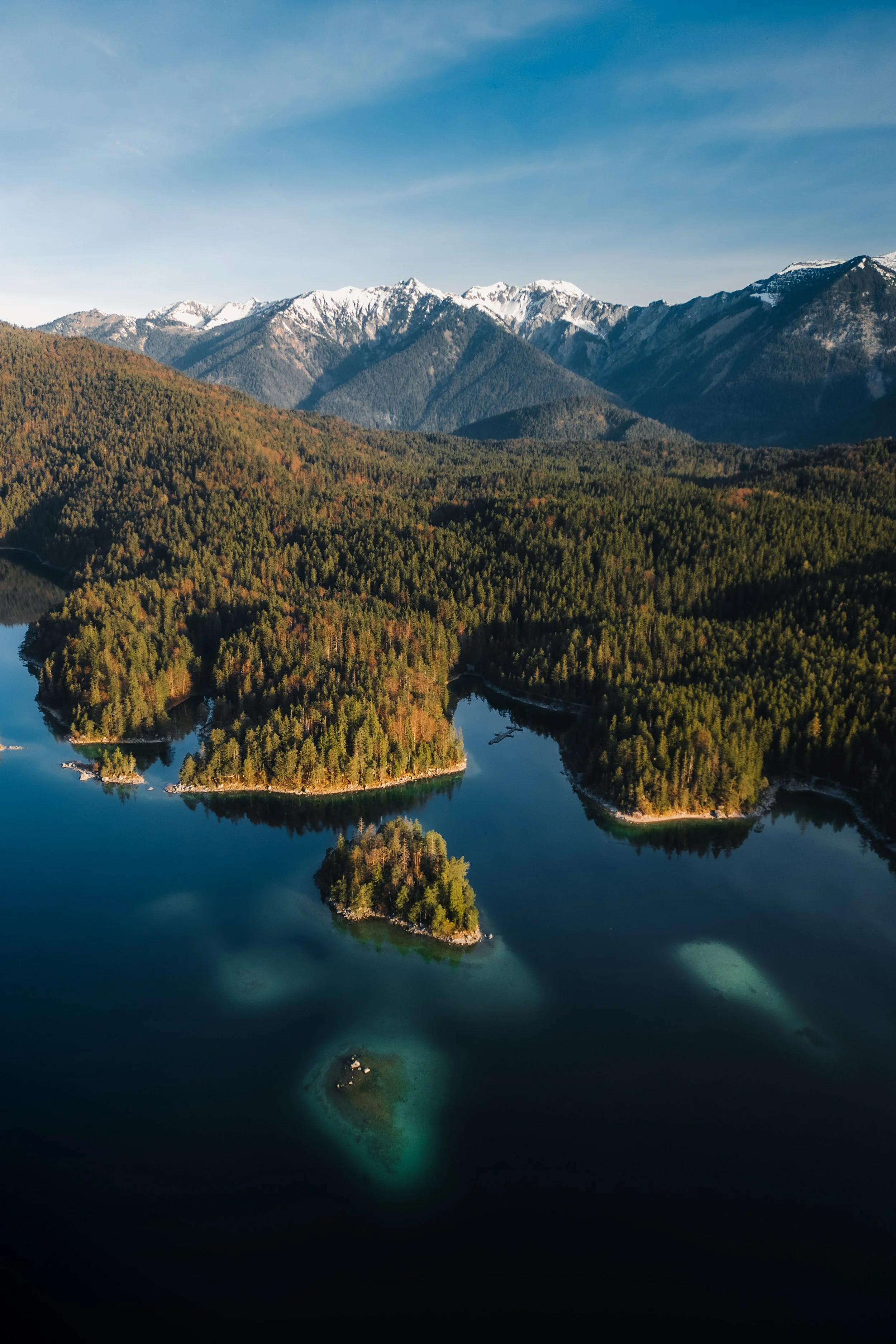 Lightroom Editing: Before and After - Eibsee, Germany