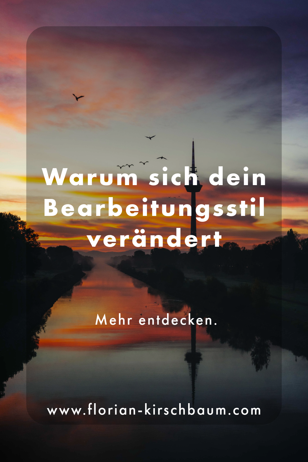 Wenn sich dein Bearbeitungsstil verändert – und du beginnst zu zweifeln